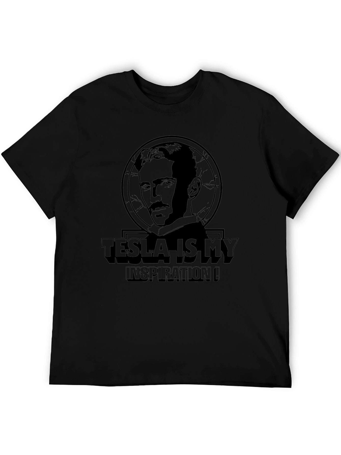 Tesla Inspiration Graphic Tee - Science Innovator T-Shirt