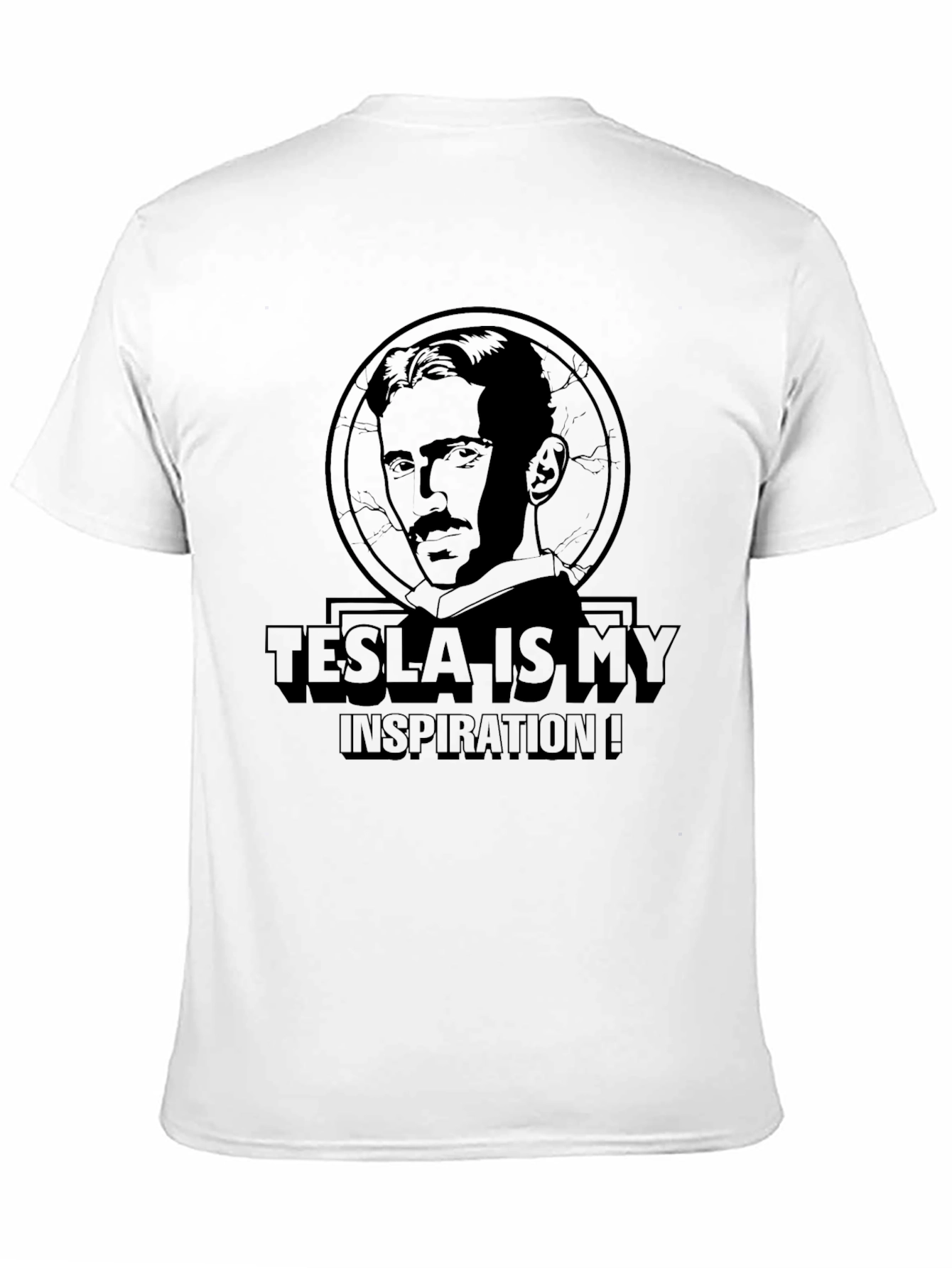 Tesla Inspiration Graphic Tee - Science Innovator T-Shirt