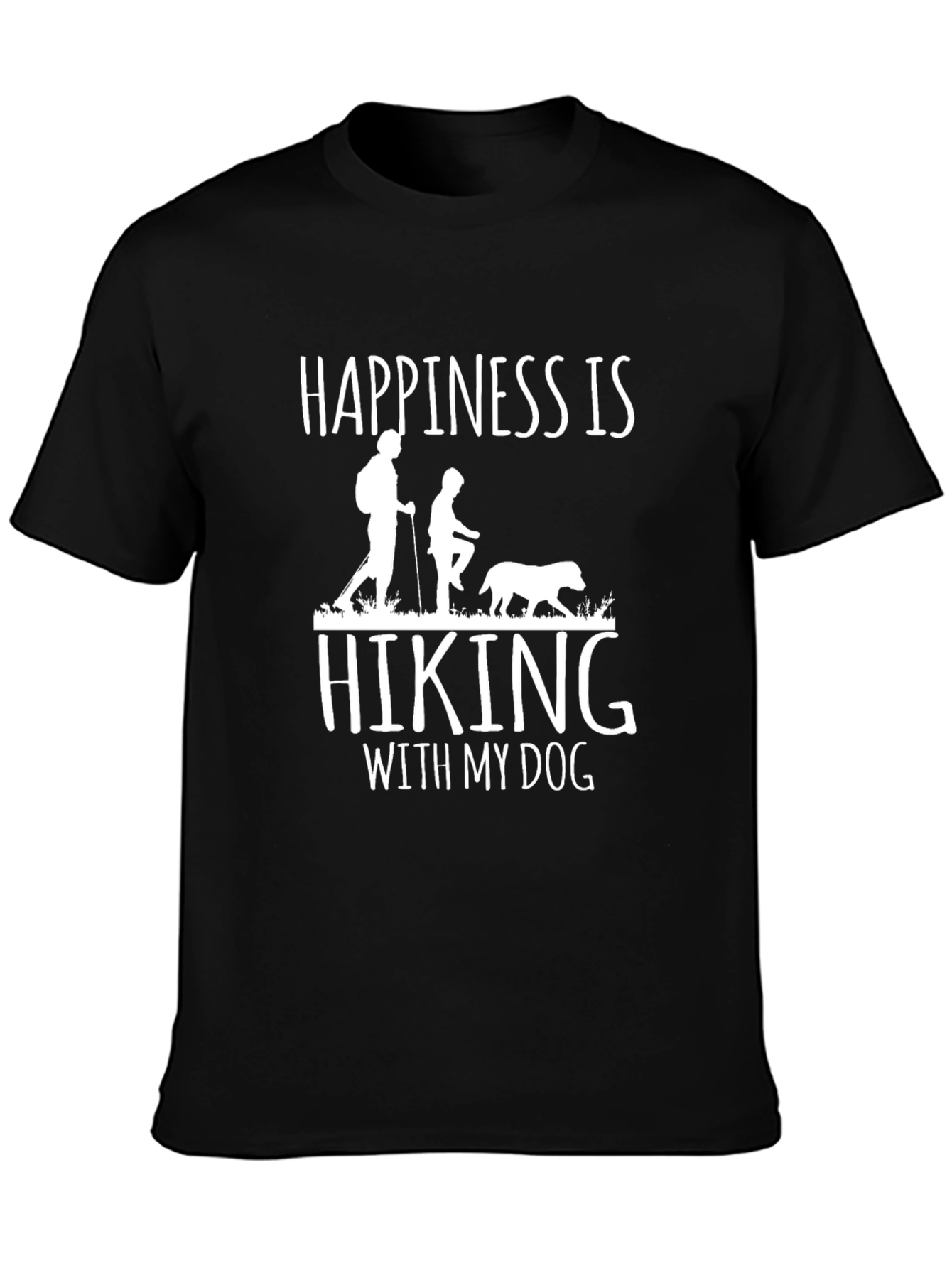 Happiness Hiking Dog T-Shirt