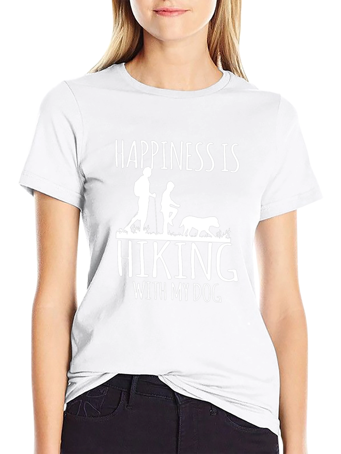 Happiness Hiking Dog T-Shirt