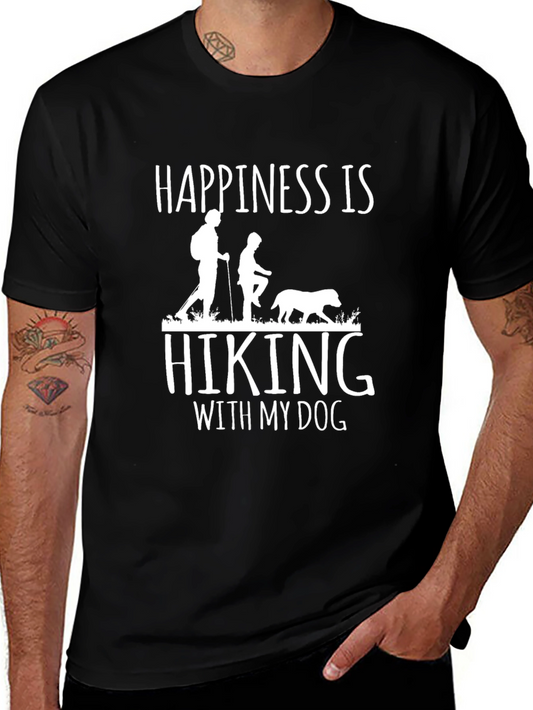 Happiness Hiking Dog T-Shirt