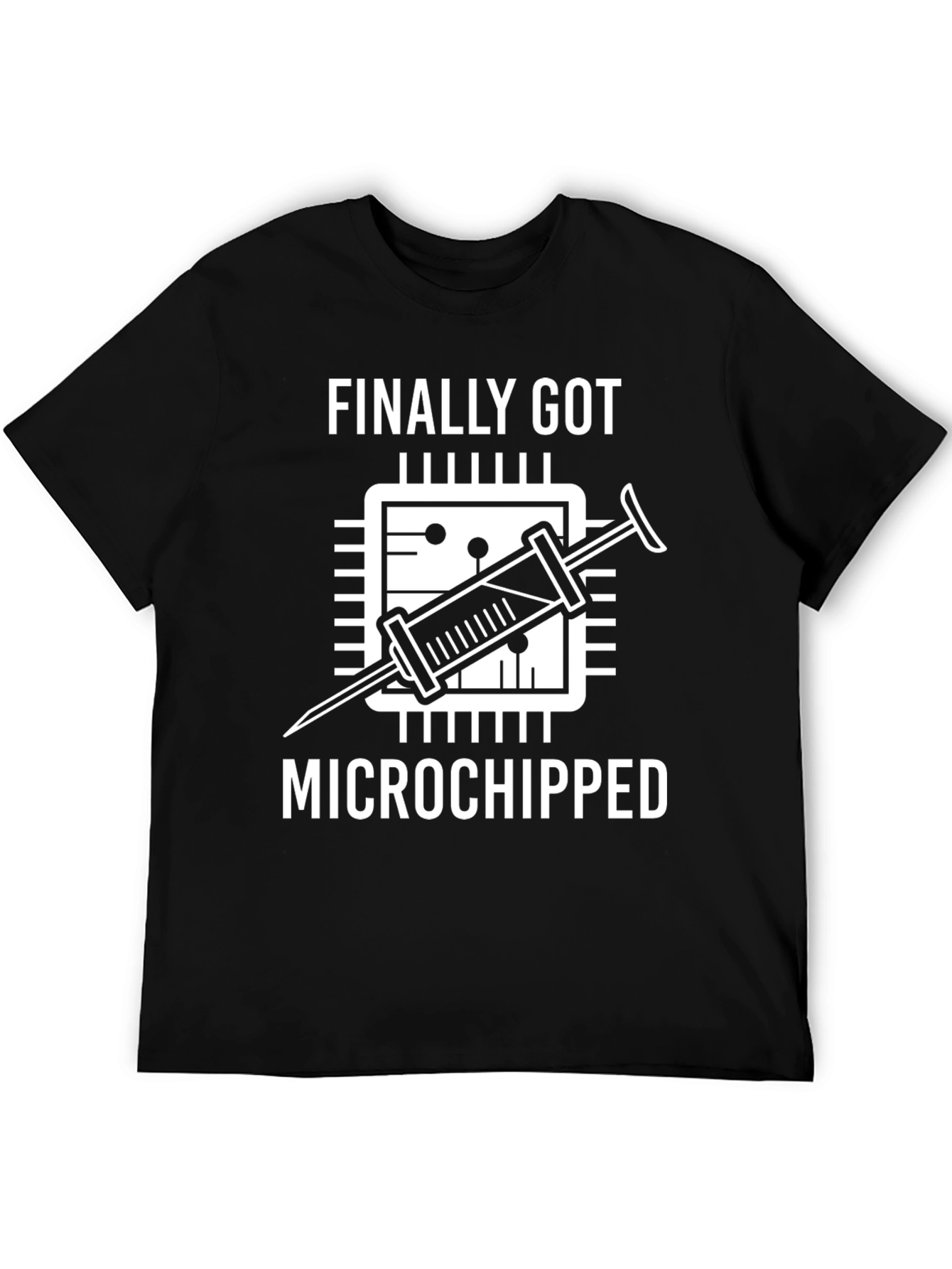 Microchipped Funny T-Shirt
