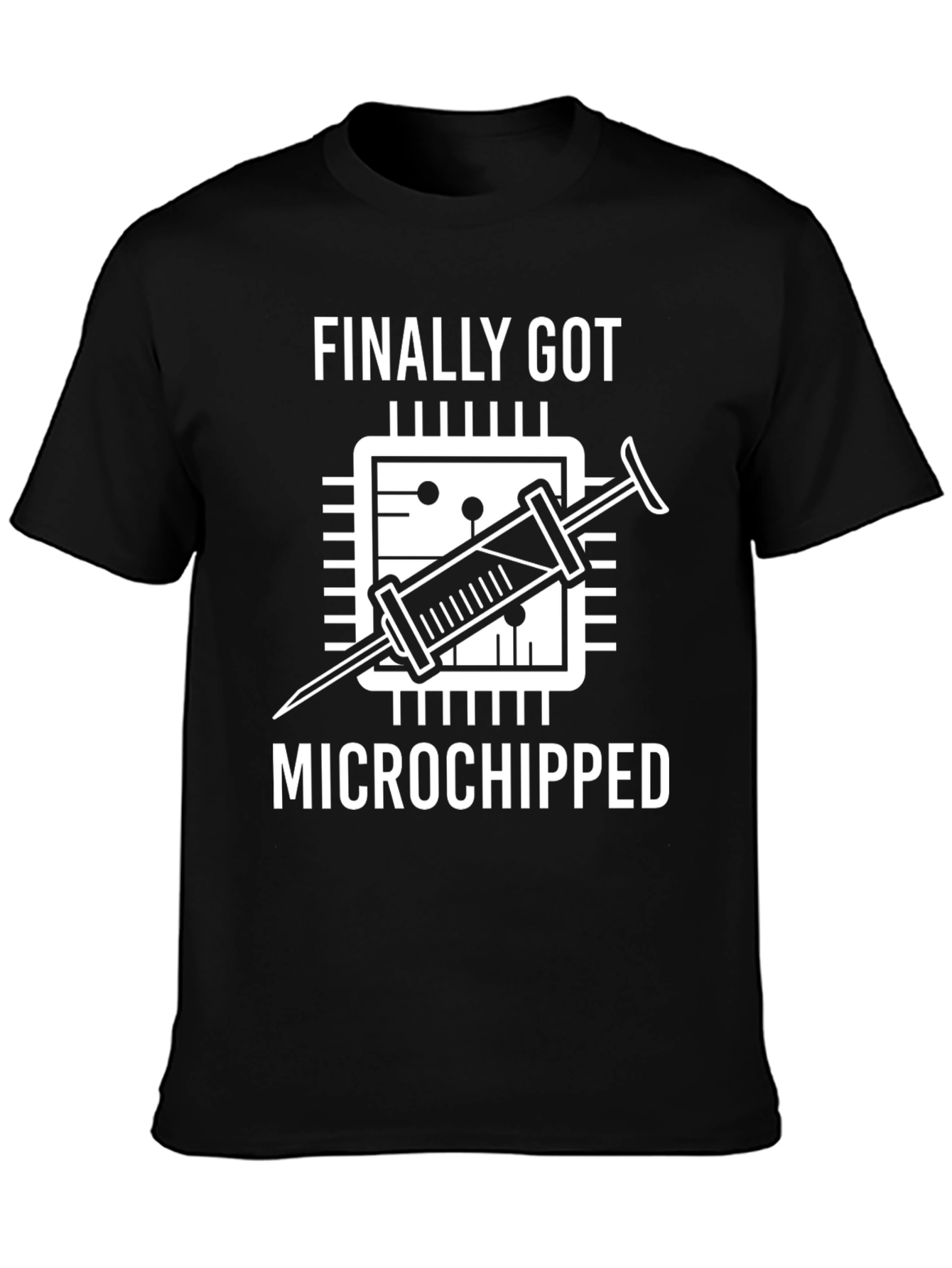 Microchipped Funny T-Shirt