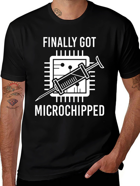 Microchipped Funny T-Shirt