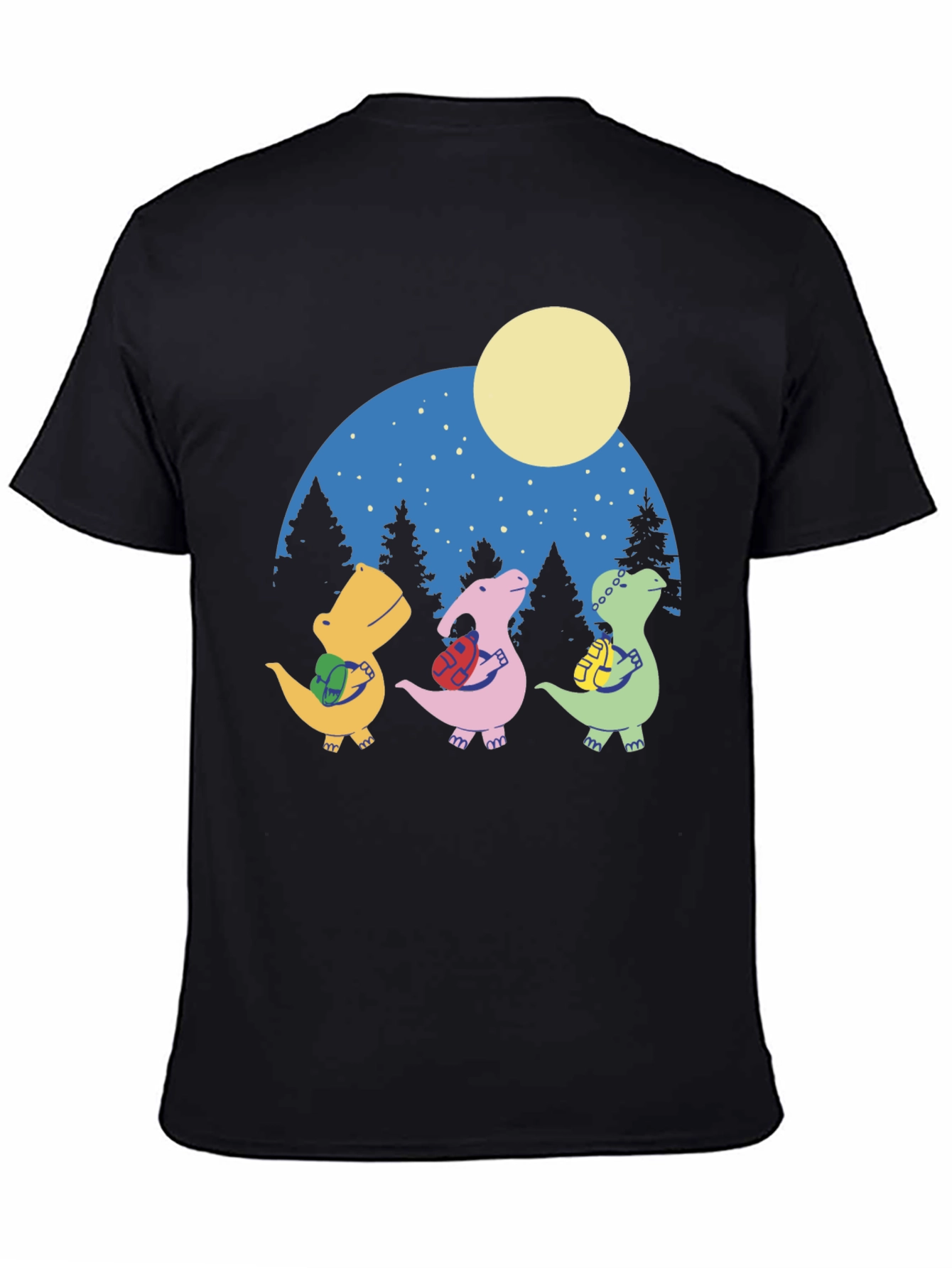Dinosaur Backpack Adventure Graphic Tee