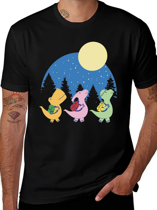 Dinosaur Backpack Adventure Graphic Tee
