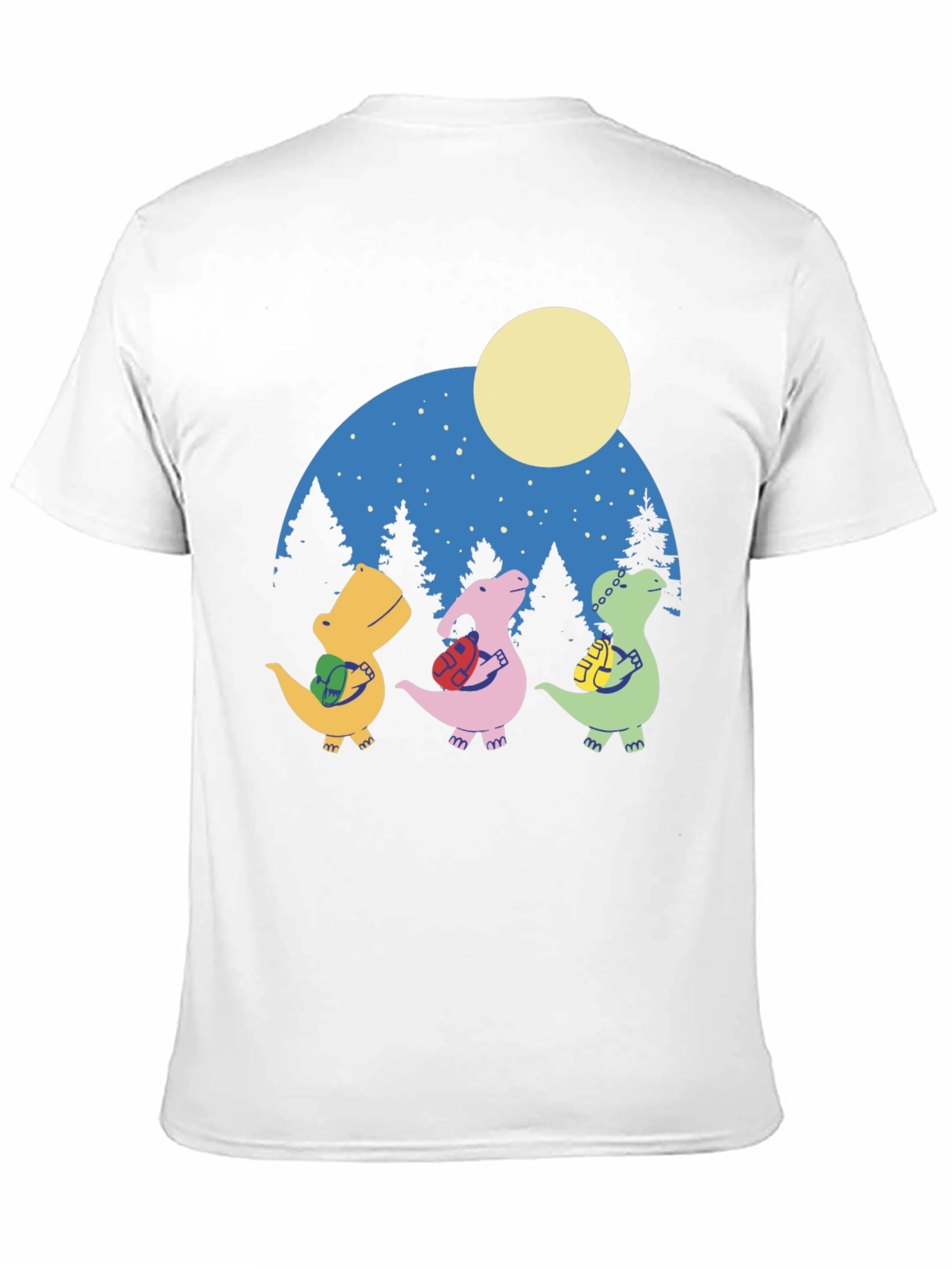 Dinosaur Backpack Adventure Graphic Tee
