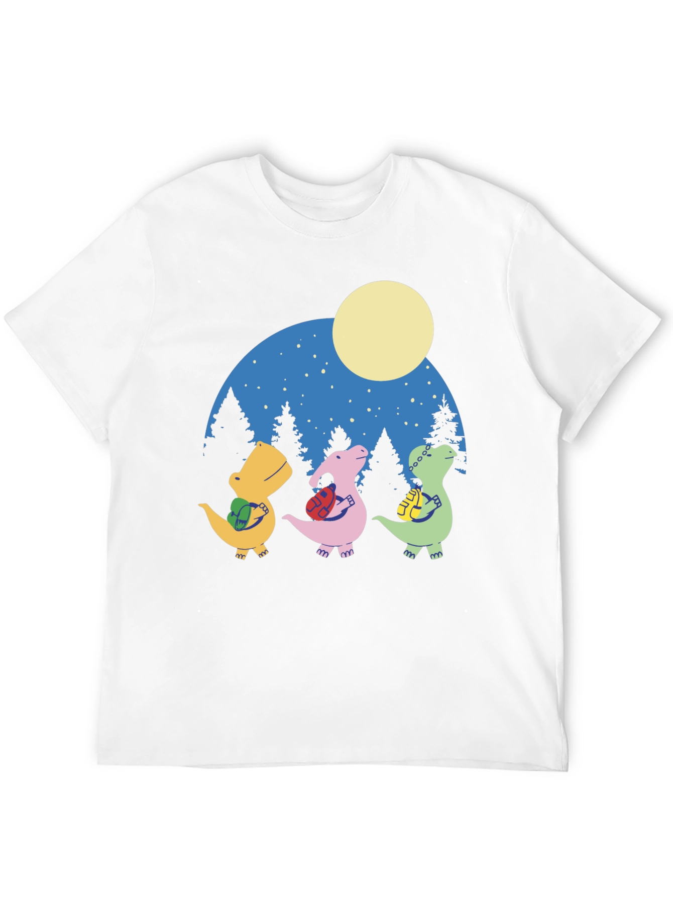 Dinosaur Backpack Adventure Graphic Tee