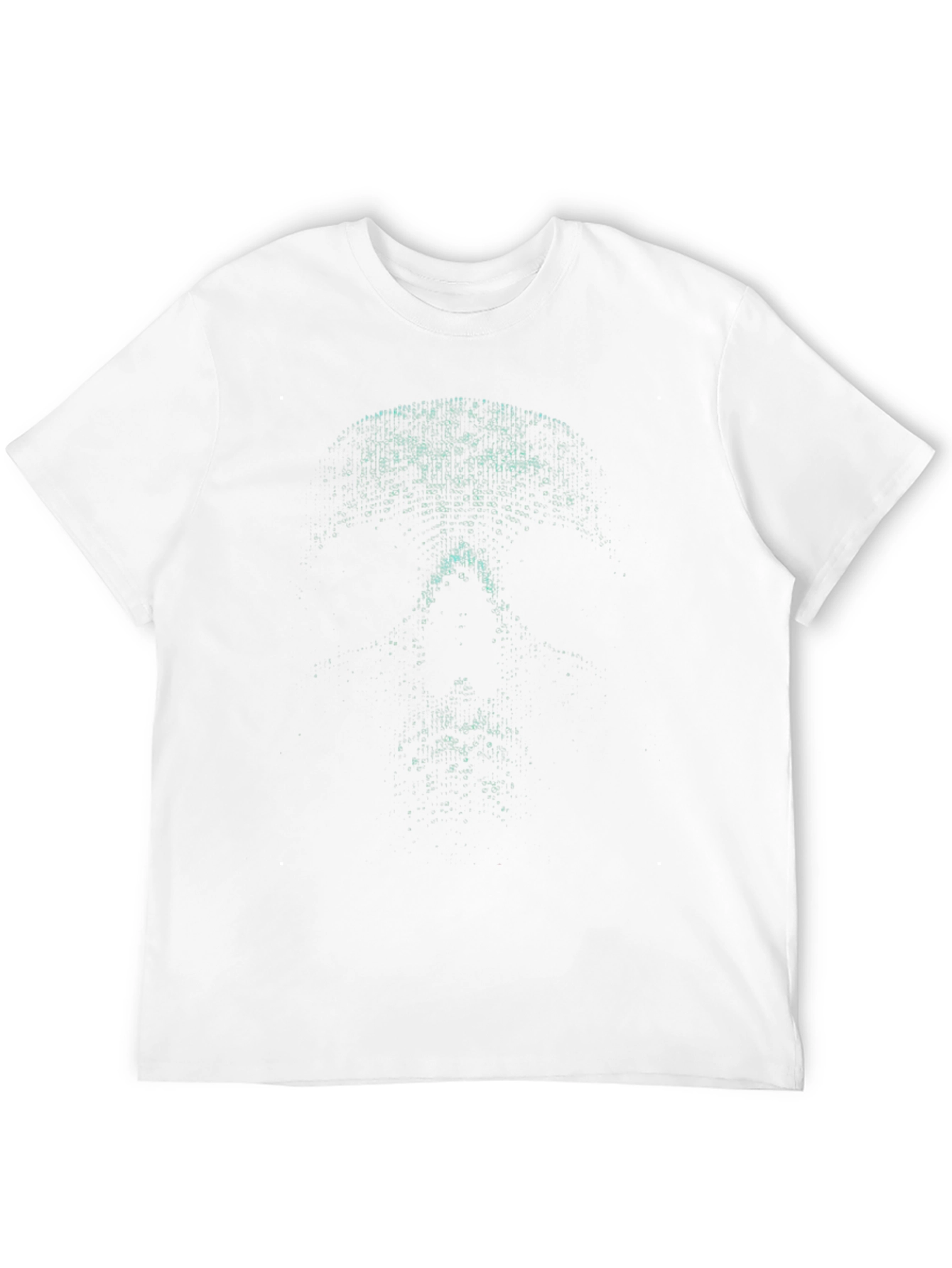 Matrix Skull Graphic T-Shirt - Black