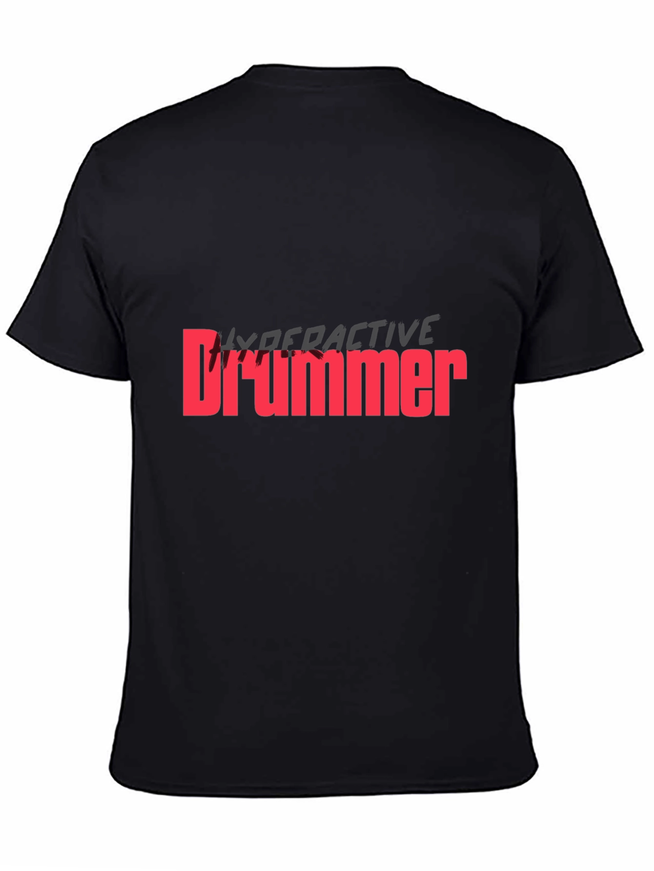 Hyperactive Drummer Black T-Shirt