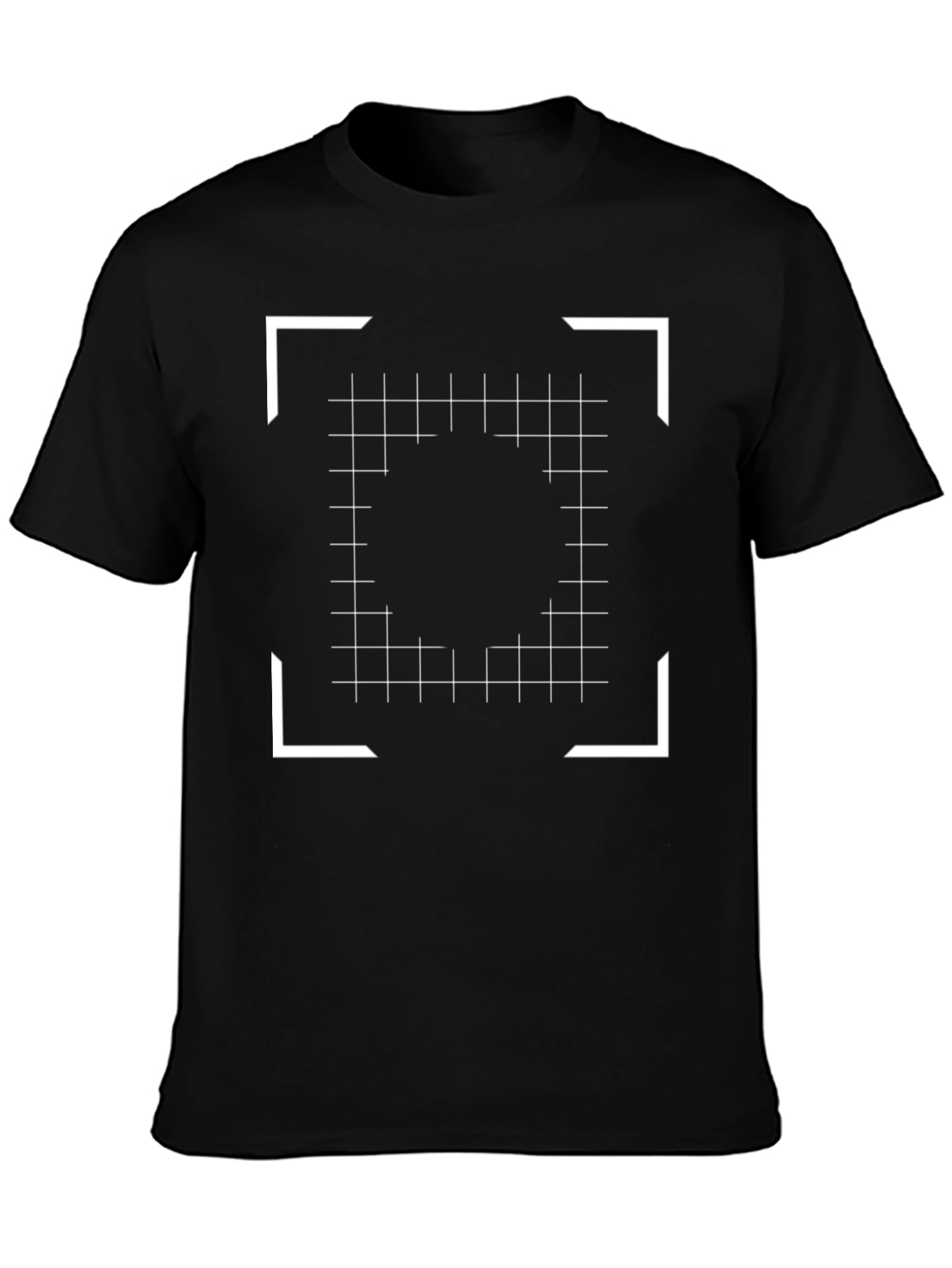 Abstract Grid T-Shirt - Modern Minimalist Design