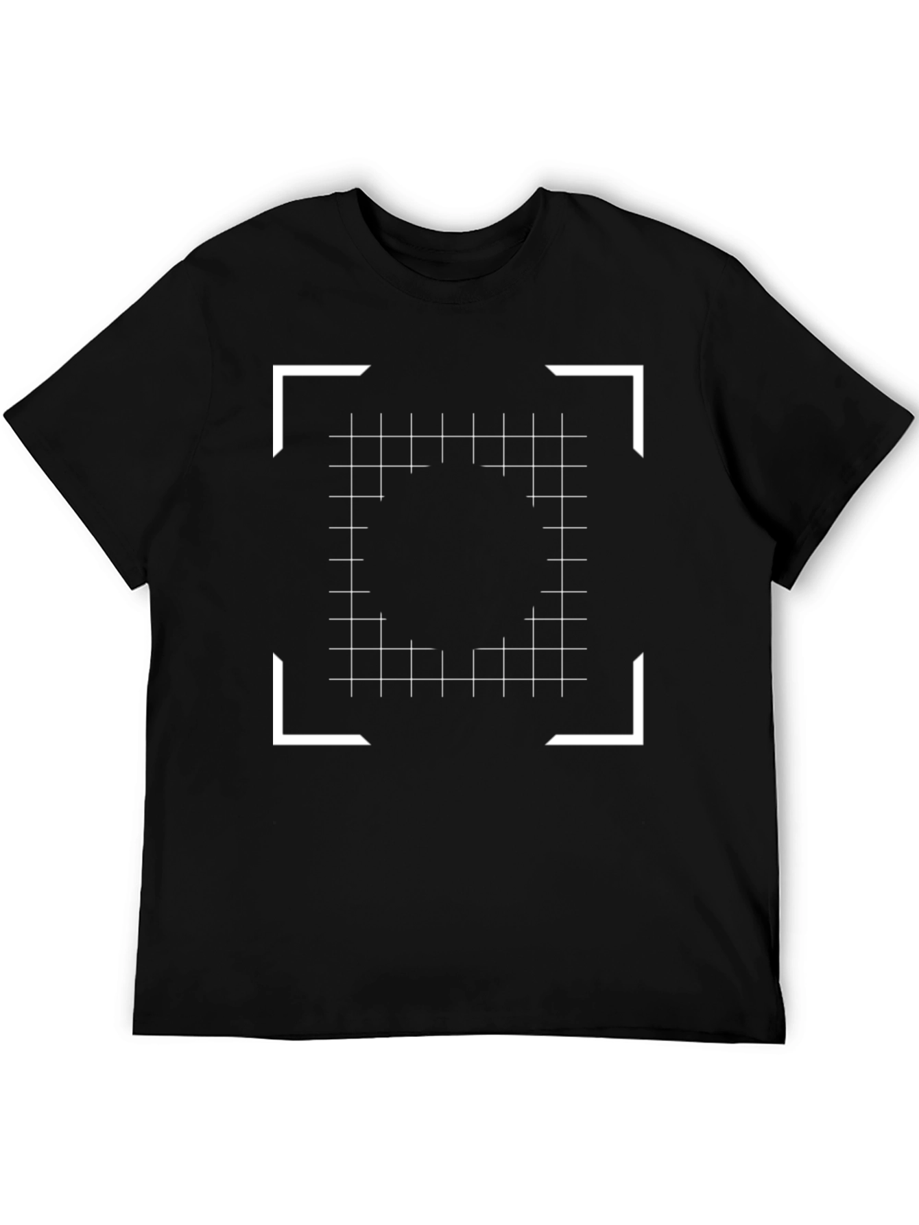 Abstract Grid T-Shirt - Modern Minimalist Design
