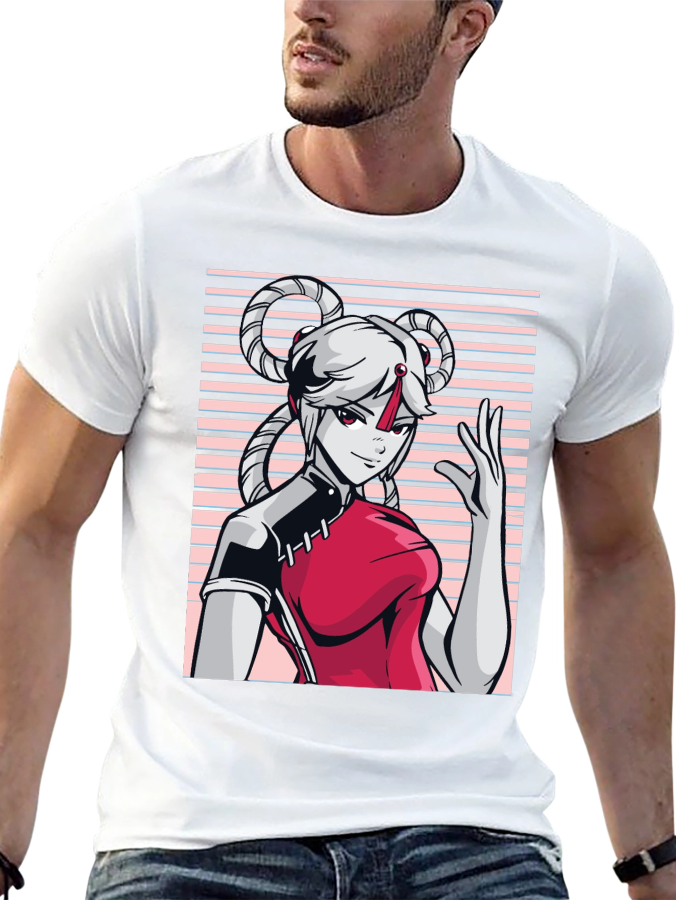 Anime Ningguang Style T-Shirt