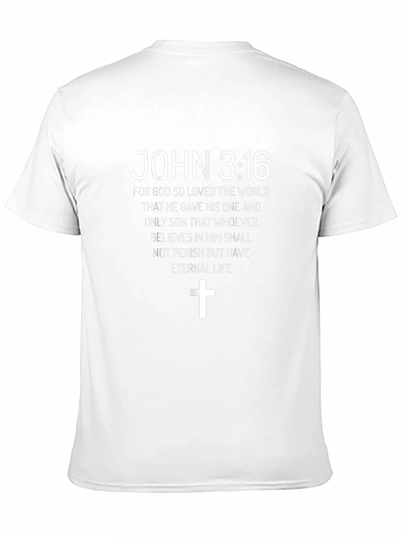 John 3:16 Graphic Tee - Eternal Life Shirt