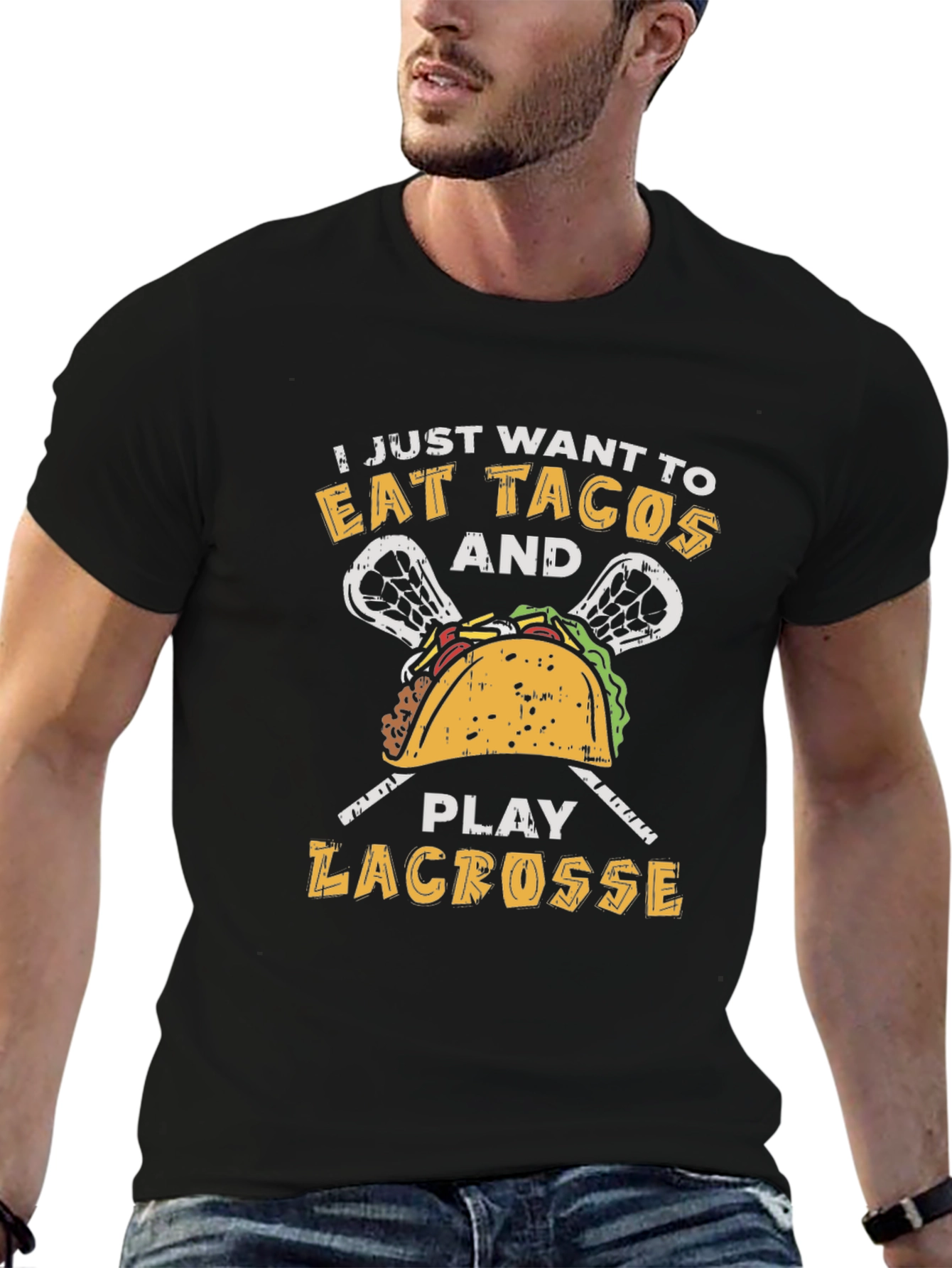 Eat Tacos and Play Lacrosse T-Shirt