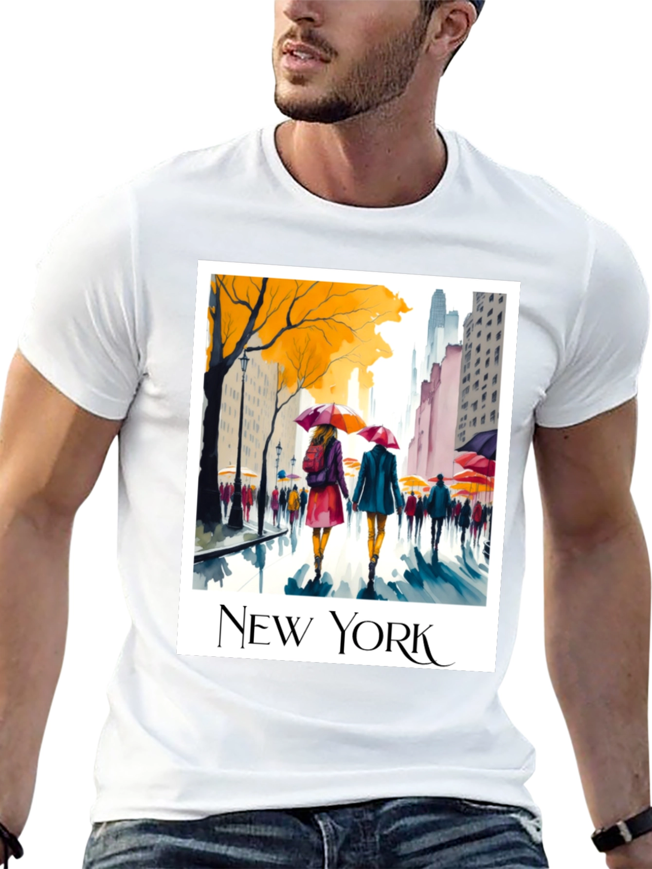 New York City Rainy Day T-Shirt