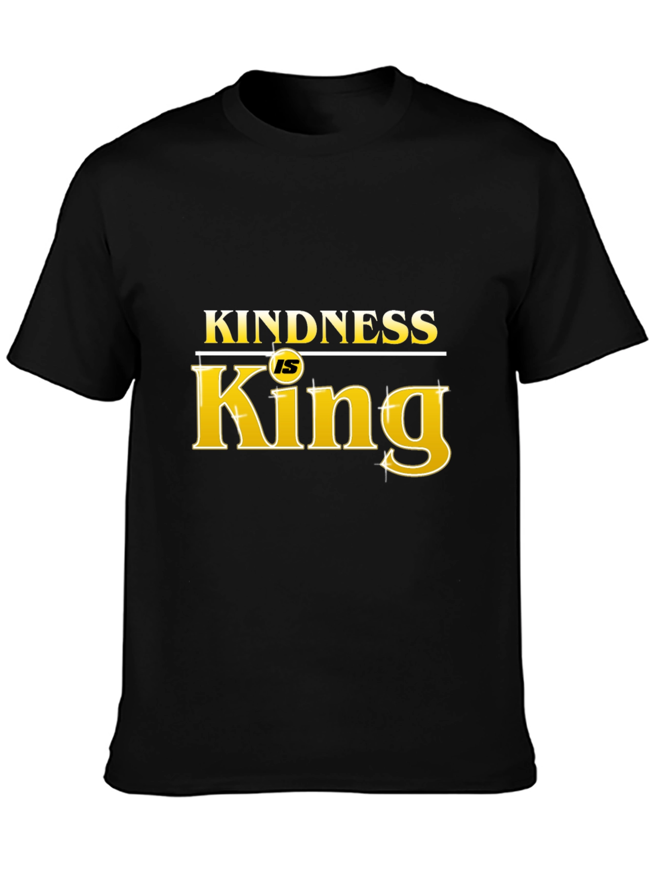 Kindness Is King Black T-Shirt