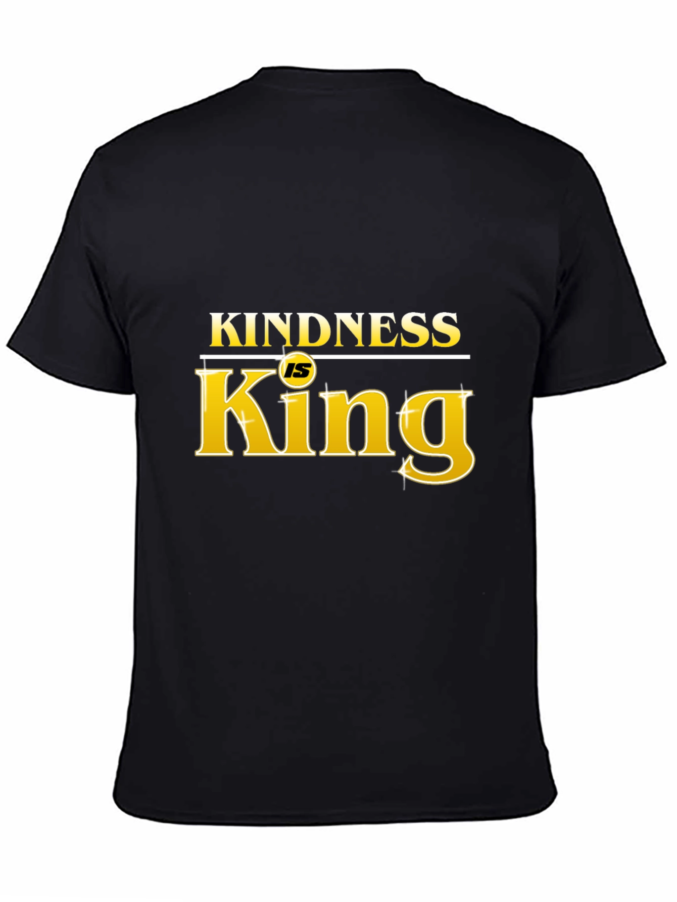 Kindness Is King Black T-Shirt