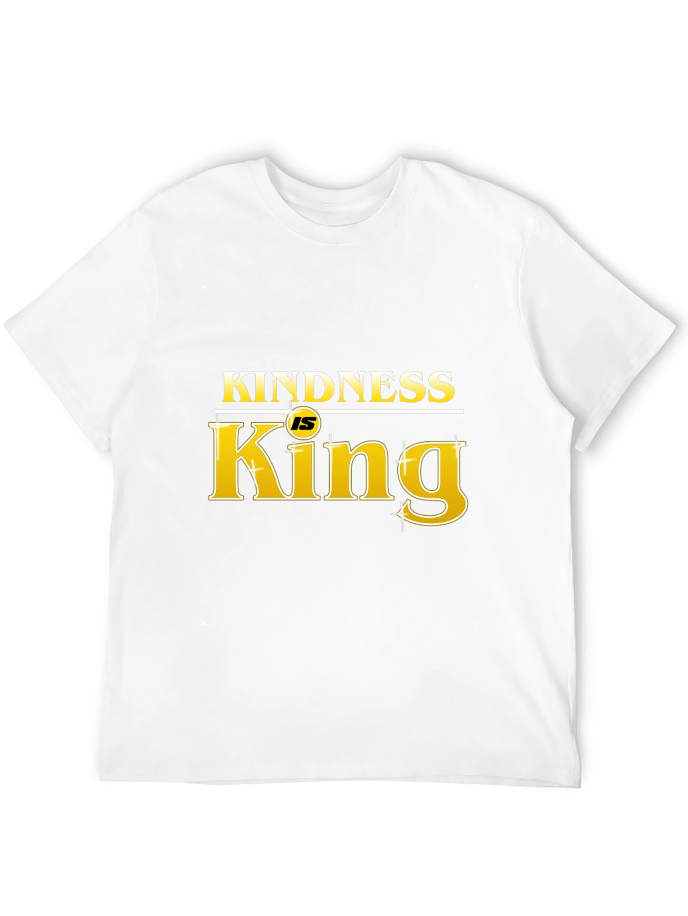 Kindness Is King Black T-Shirt