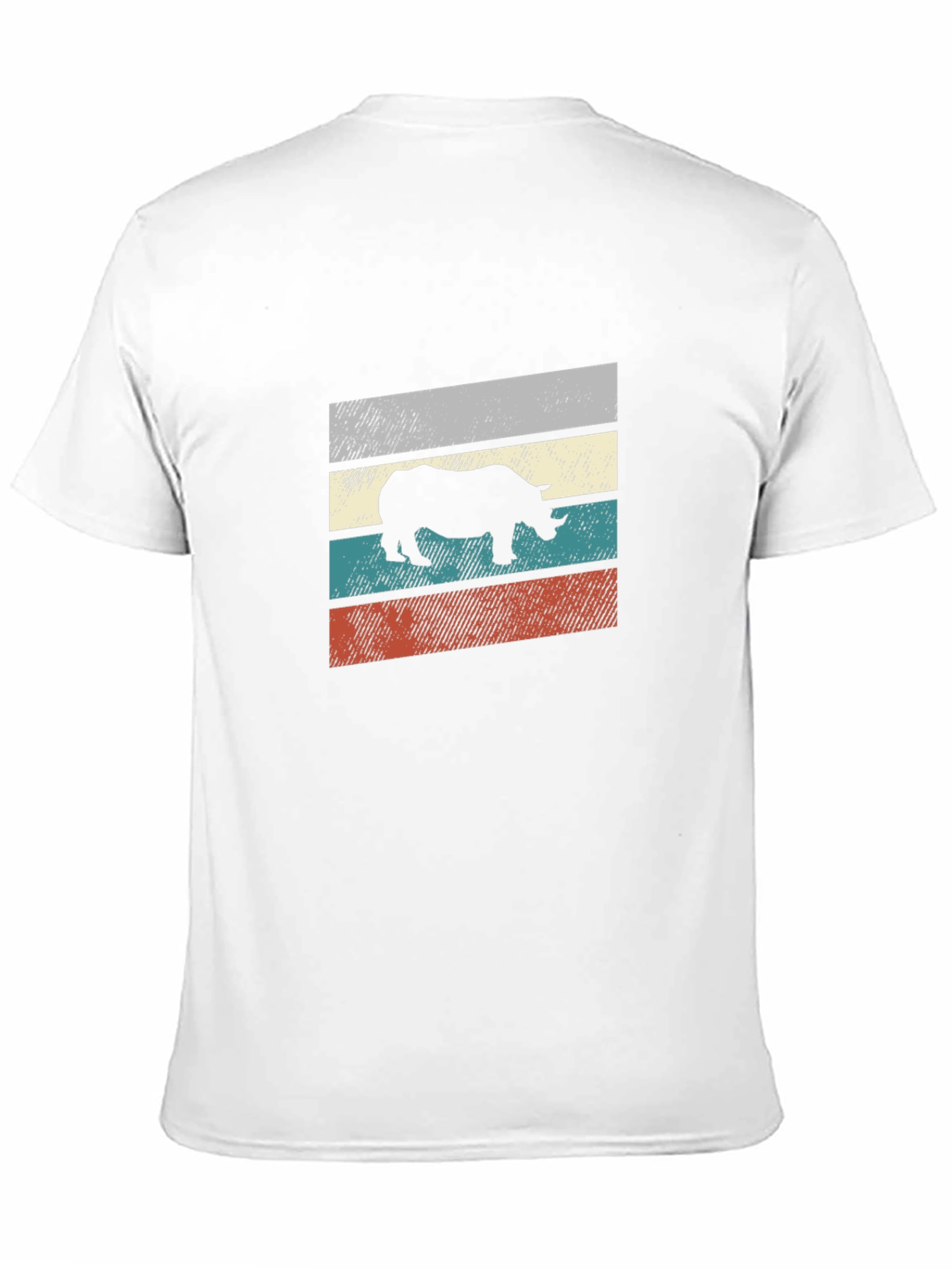 Retro Rhino Striped Tee