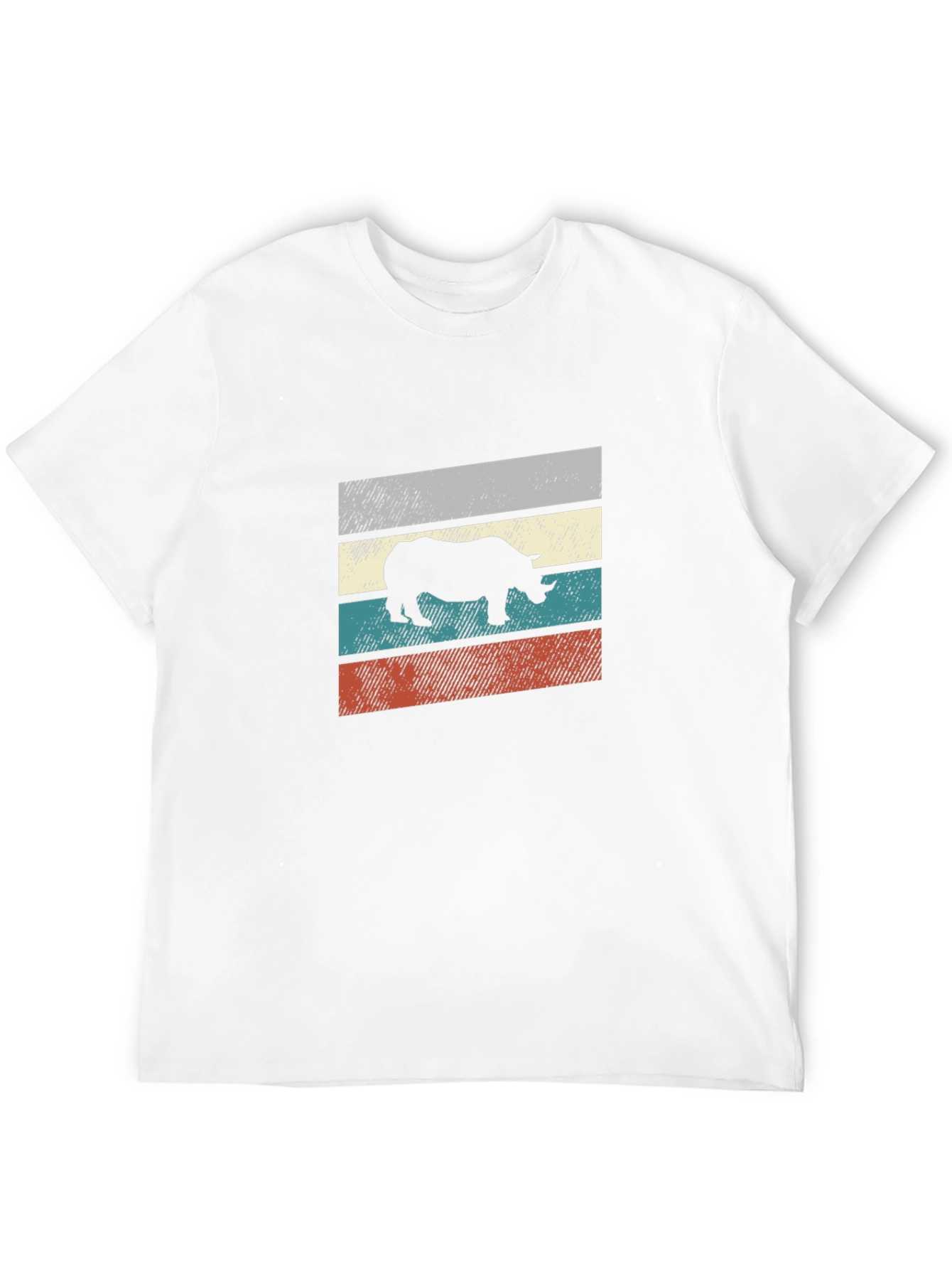 Retro Rhino Striped Tee