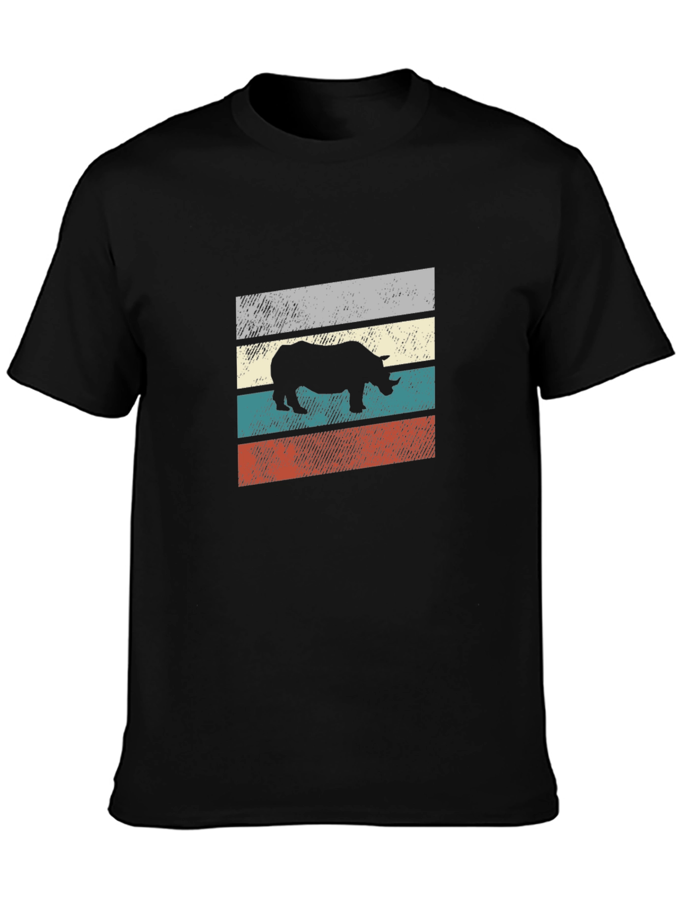 Retro Rhino Striped Tee
