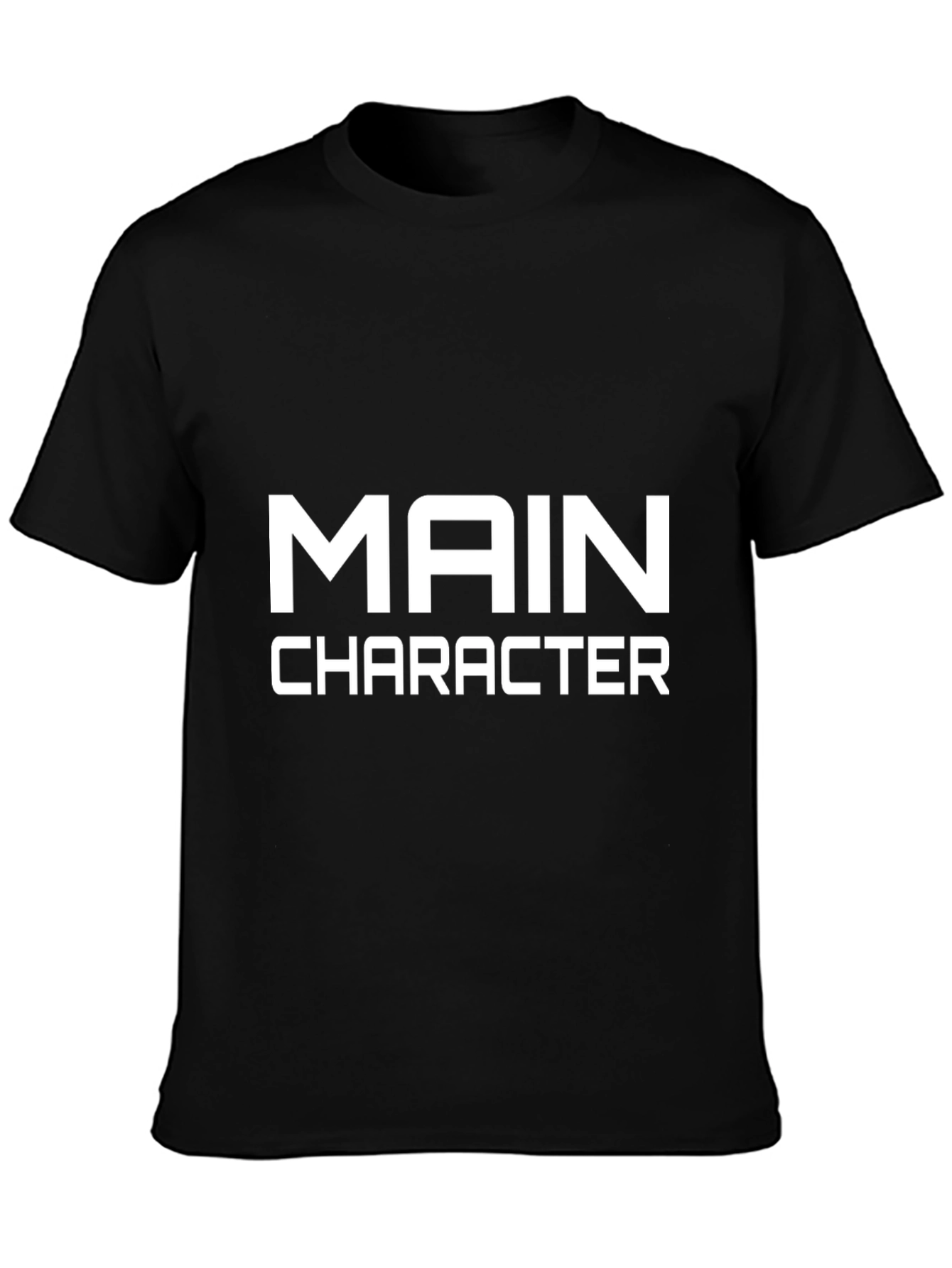 Main Character Graphic Tee - Bold Statement Shirt