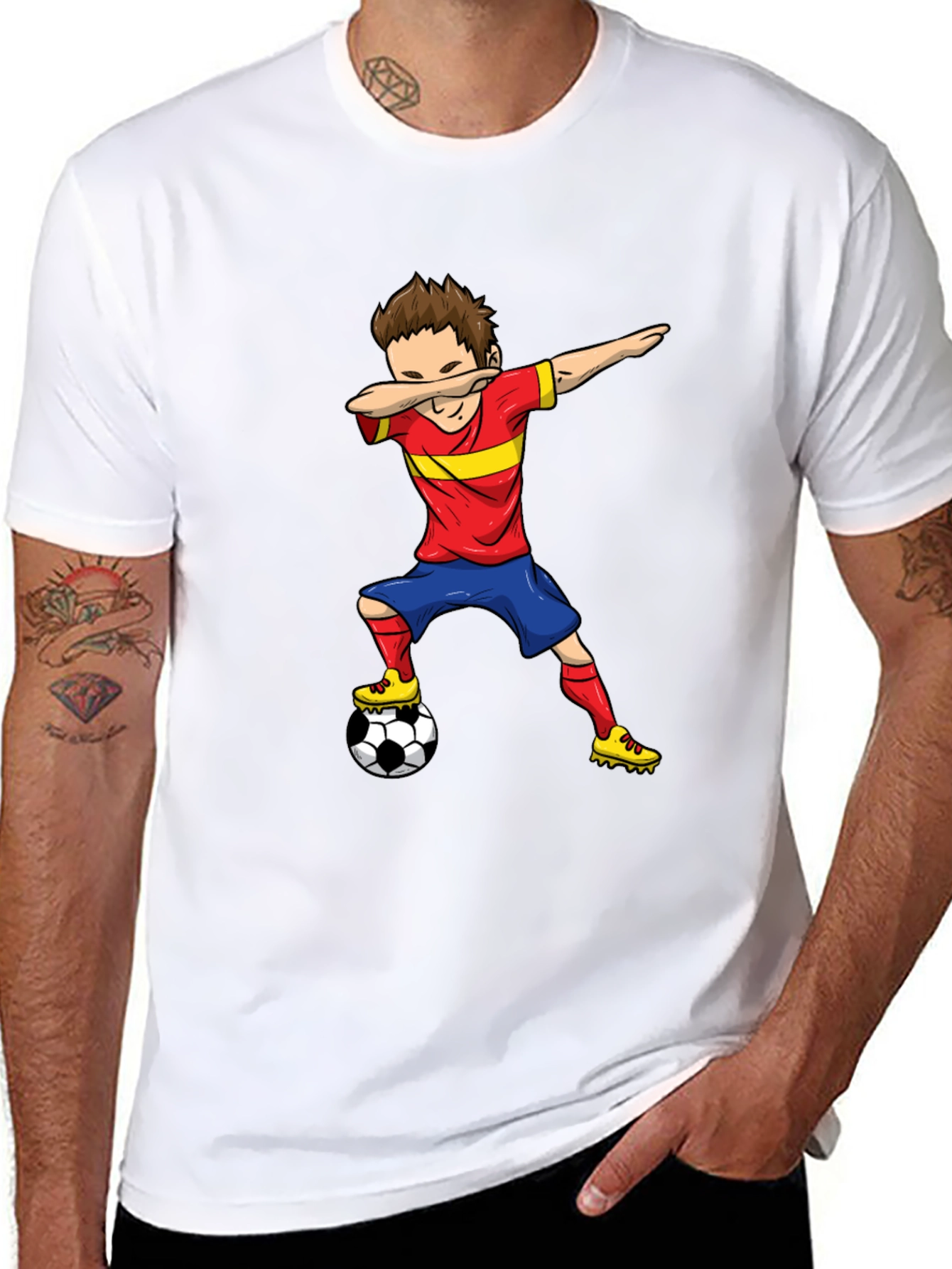 Dabbing Soccer Kid T-Shirt