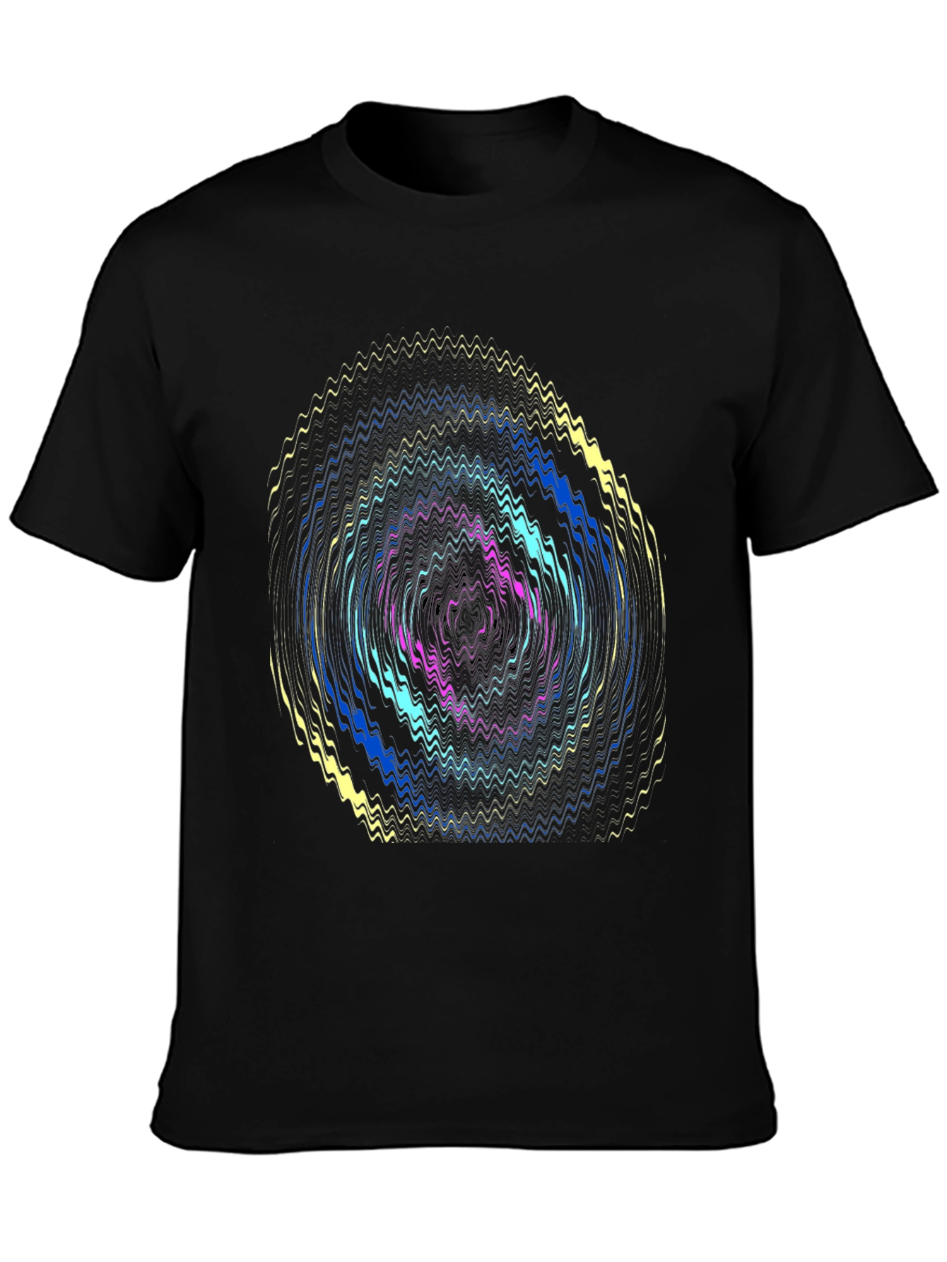 Vivid Wave T-Shirt - Modern Graphic Tee