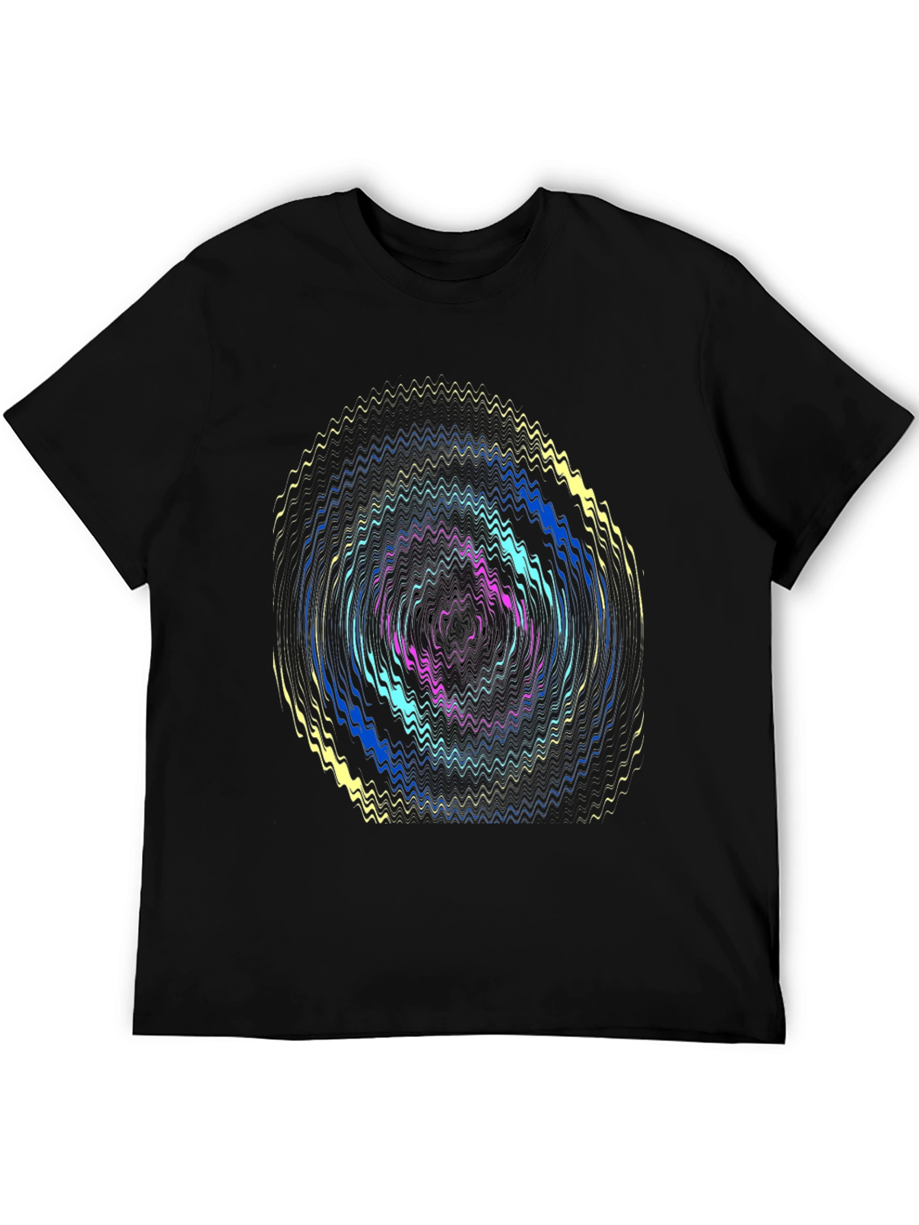 Vivid Wave T-Shirt - Modern Graphic Tee