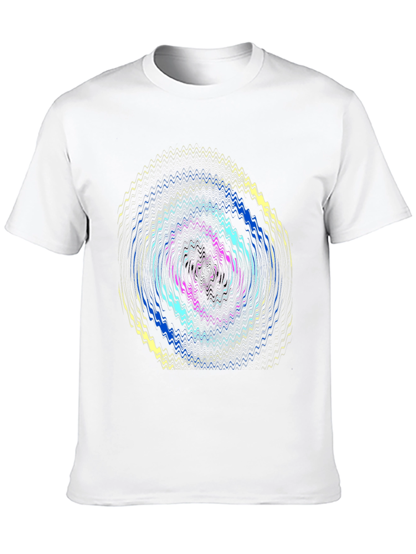 Vivid Wave T-Shirt - Modern Graphic Tee