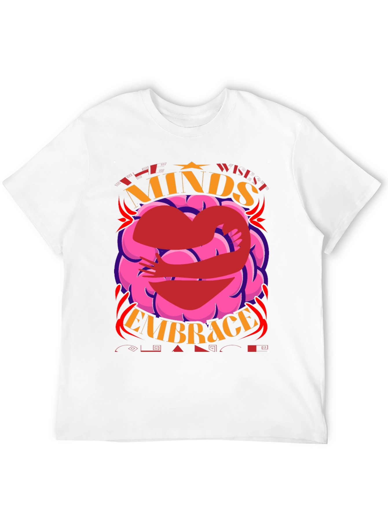 Minds Embrace Graphic Tee - Unisex Black T-Shirt