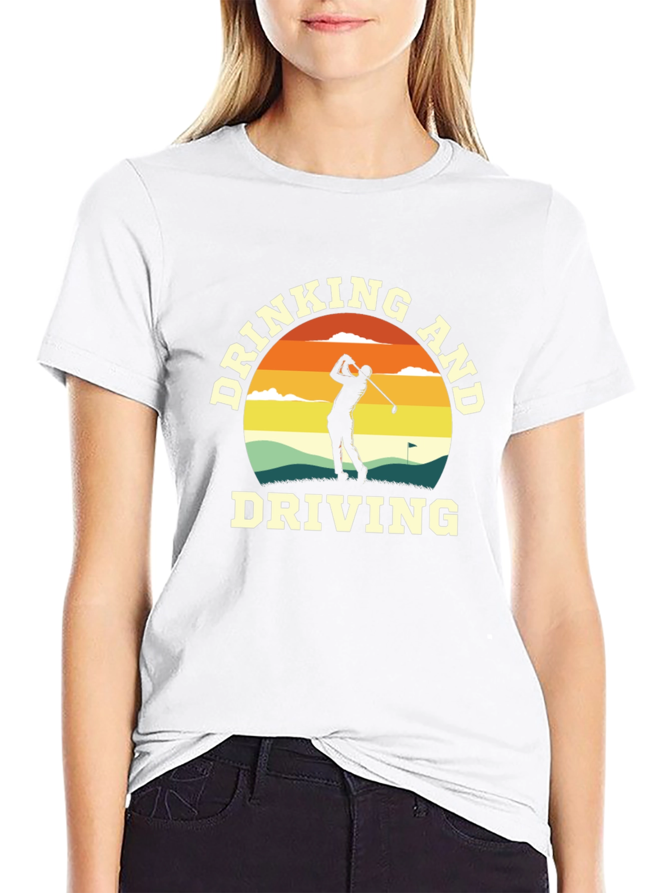 Drinking and Driving Golf T-Shirt