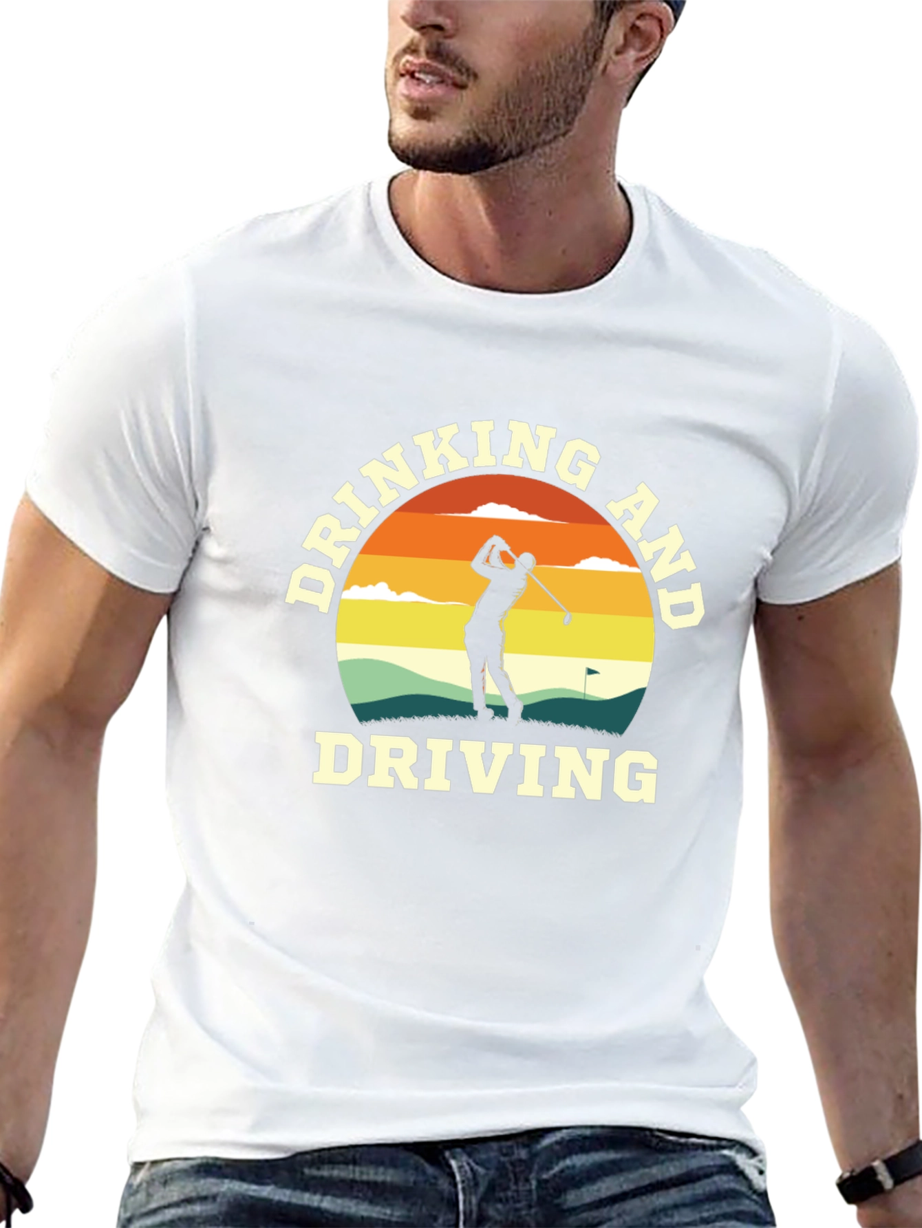 Drinking and Driving Golf T-Shirt
