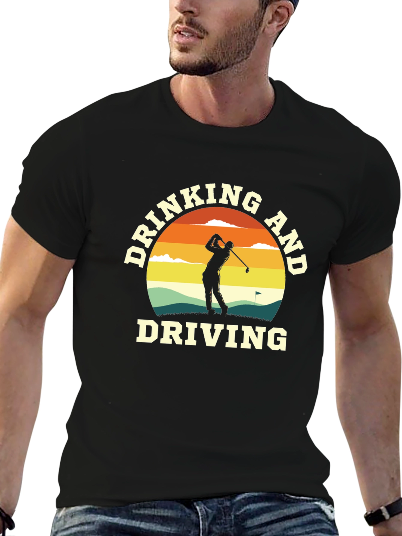 Drinking and Driving Golf T-Shirt