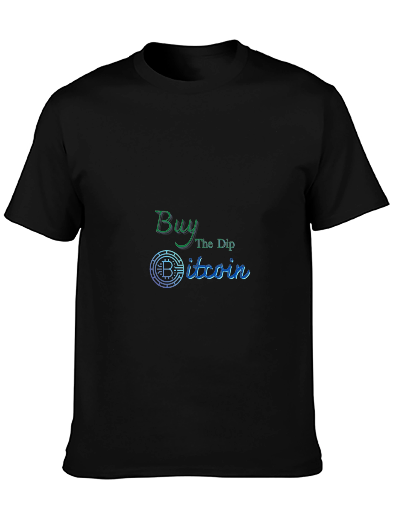 Buy The Dip Bitcoin Black T-Shirt