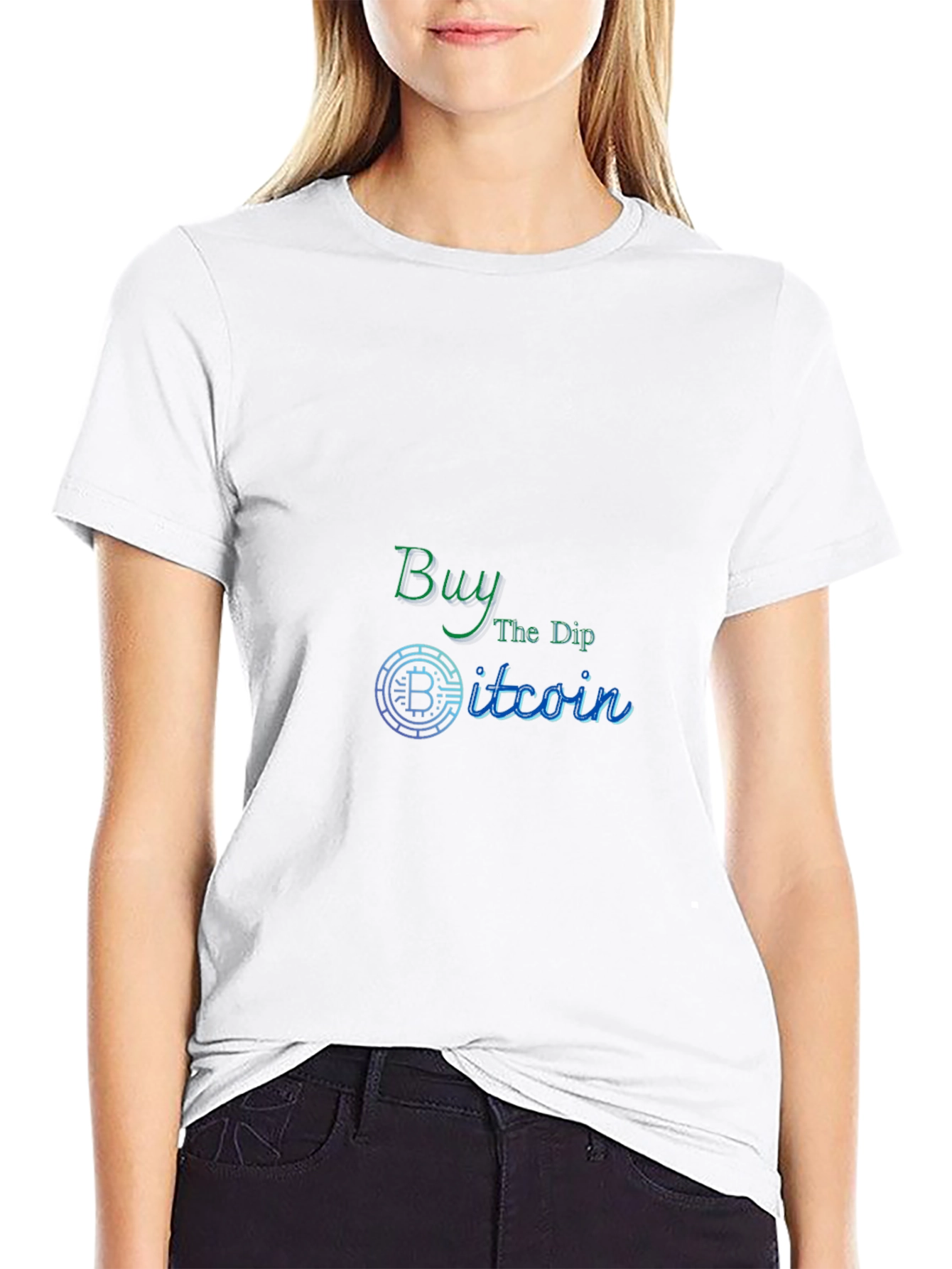 Buy The Dip Bitcoin Black T-Shirt