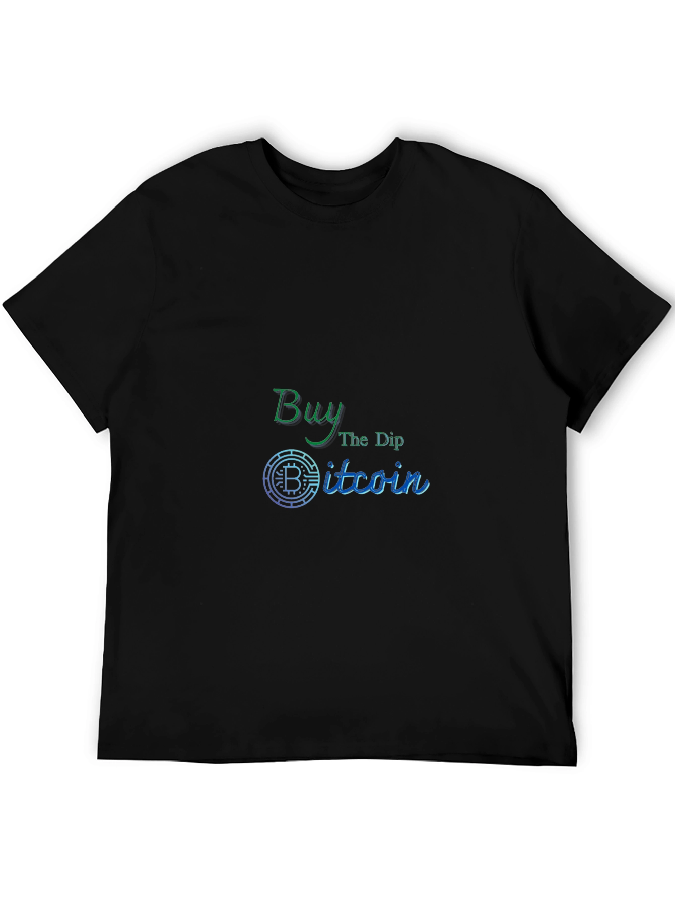 Buy The Dip Bitcoin Black T-Shirt