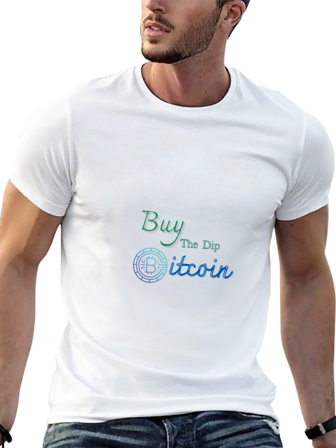 Buy The Dip Bitcoin Black T-Shirt