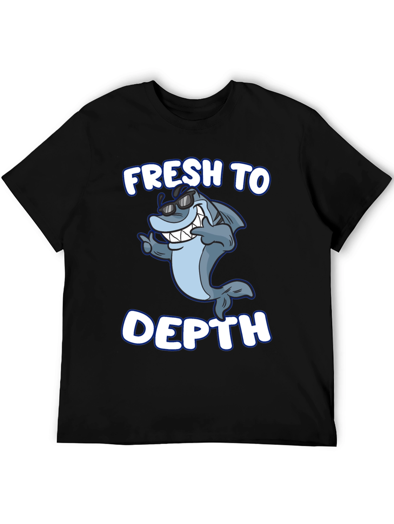 Fresh To Depth Shark Graphic T-Shirt