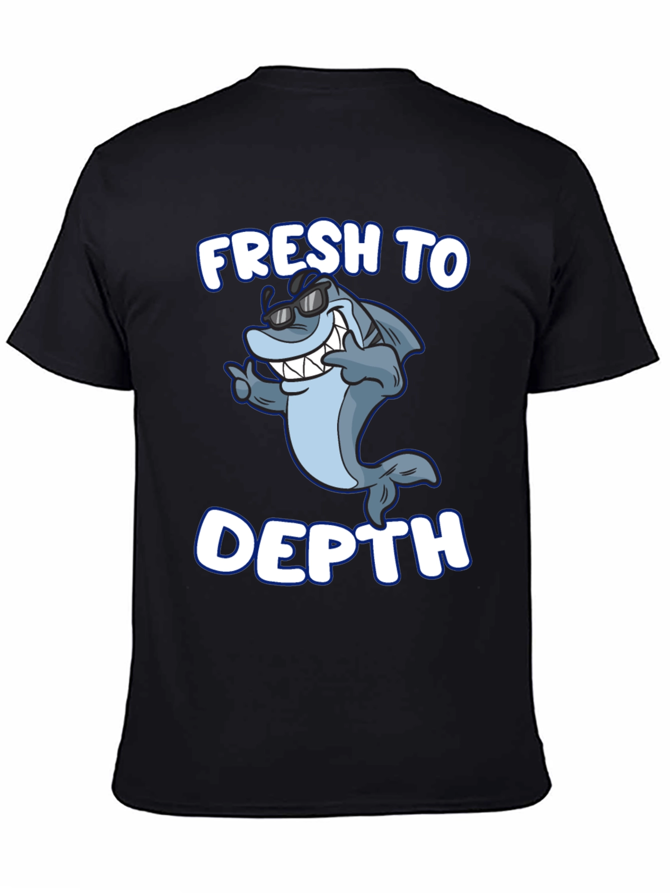 Fresh To Depth Shark Graphic T-Shirt