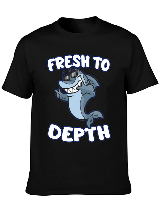 Fresh To Depth Shark Graphic T-Shirt