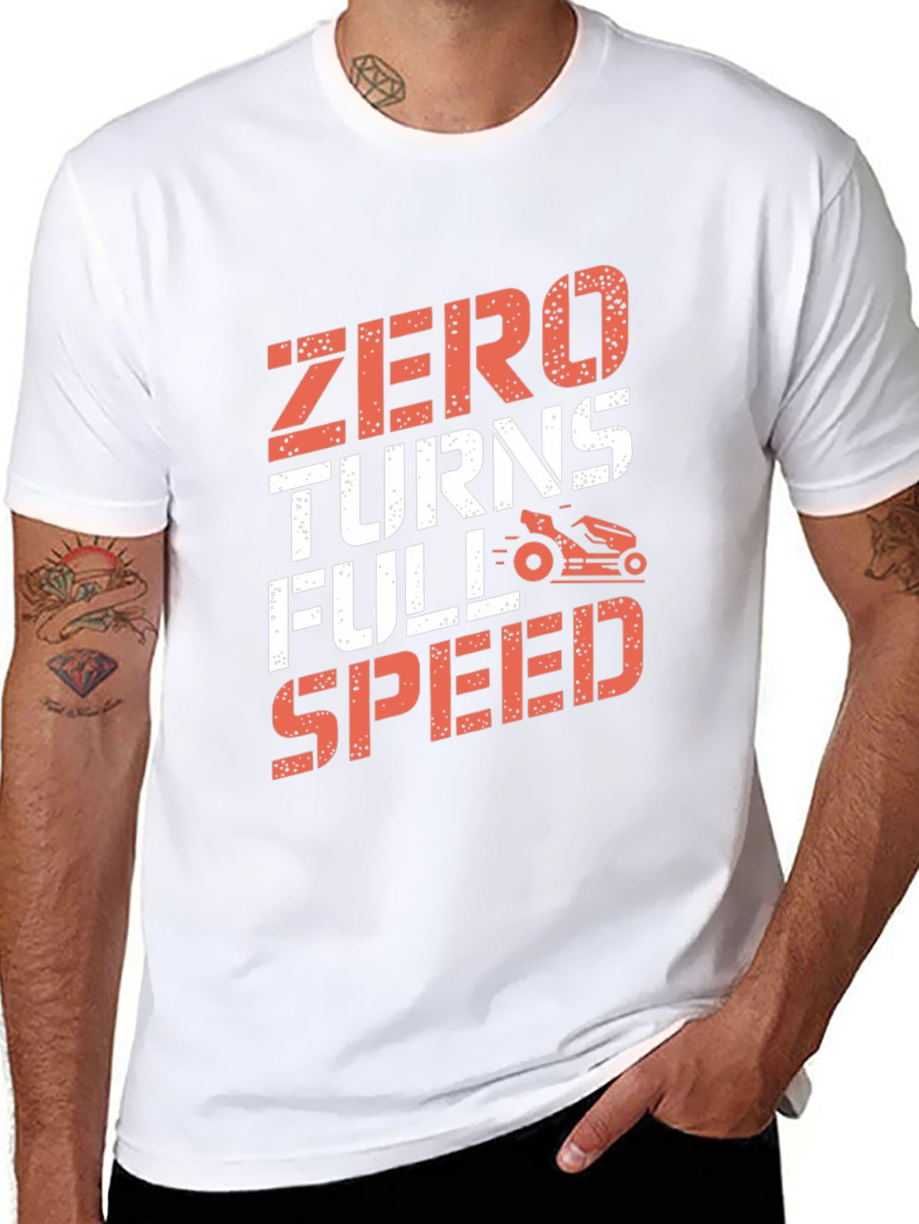 Zero Turns Full Speed Graphic Tee - Black