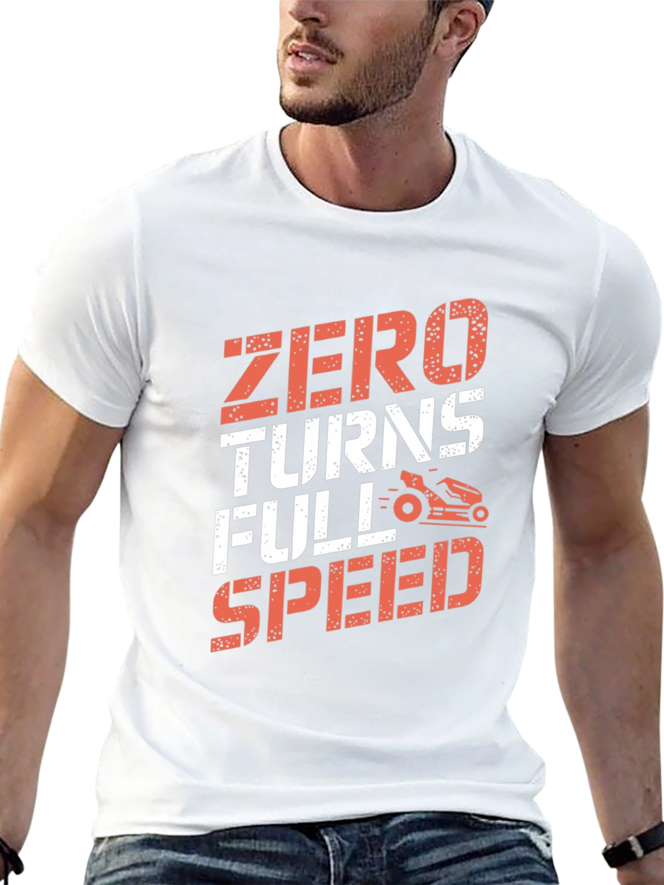 Zero Turns Full Speed Graphic Tee - Black