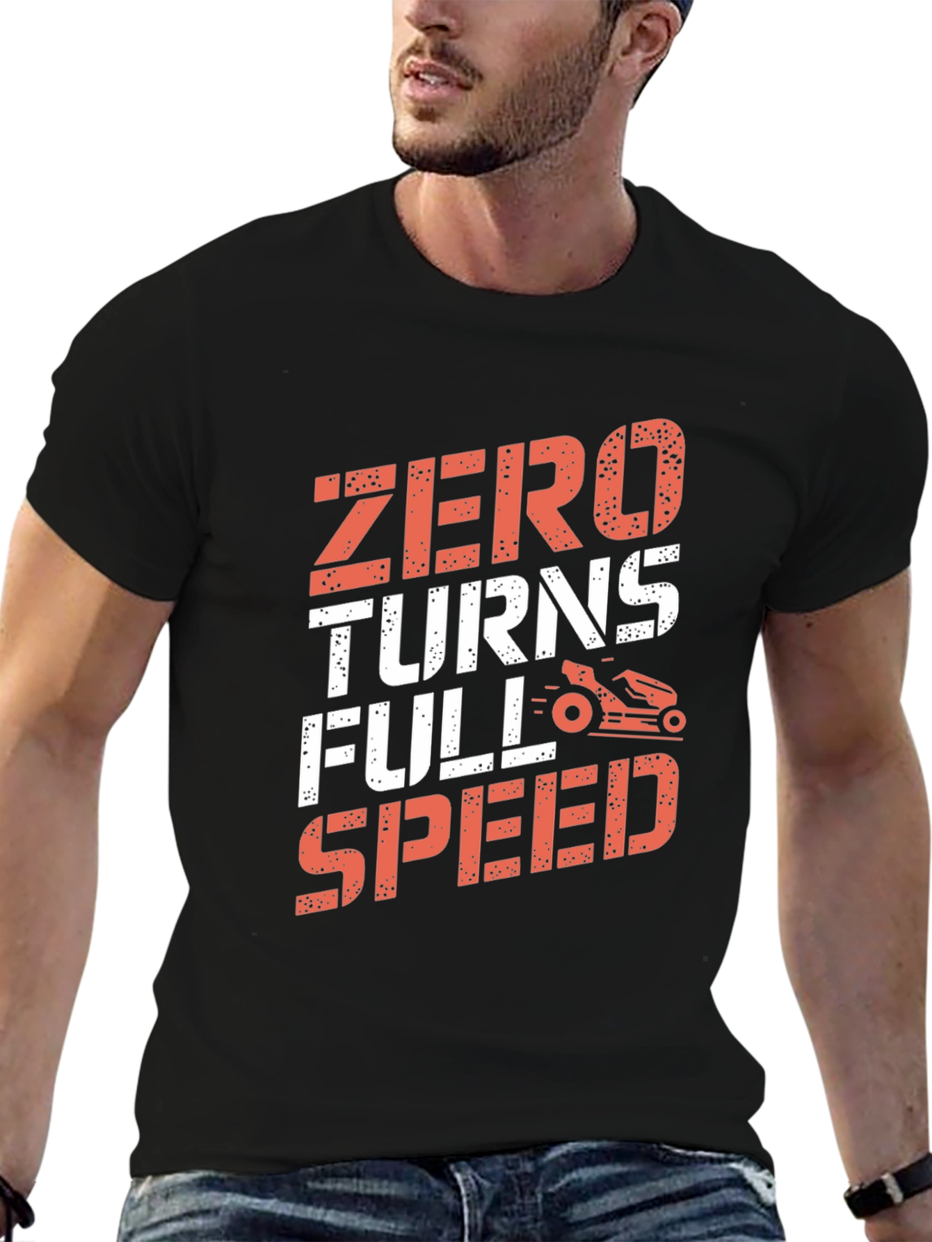 Zero Turns Full Speed Graphic Tee - Black