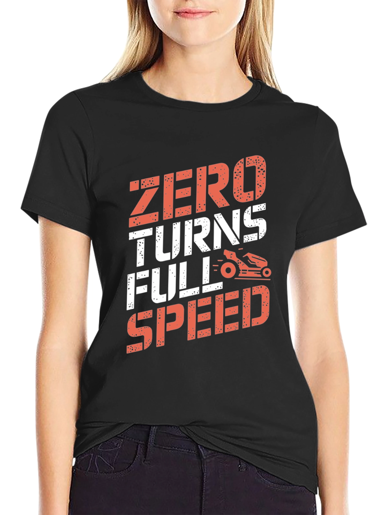 Zero Turns Full Speed Graphic Tee - Black