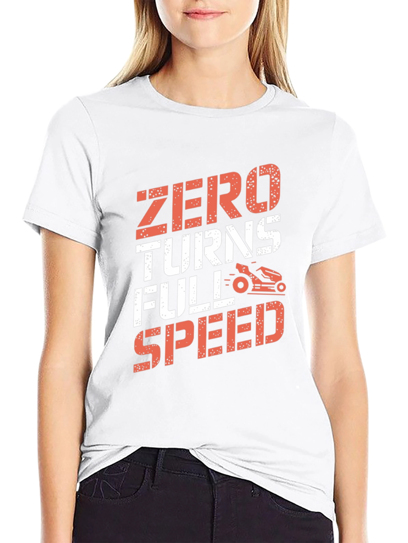 Zero Turns Full Speed Graphic Tee - Black