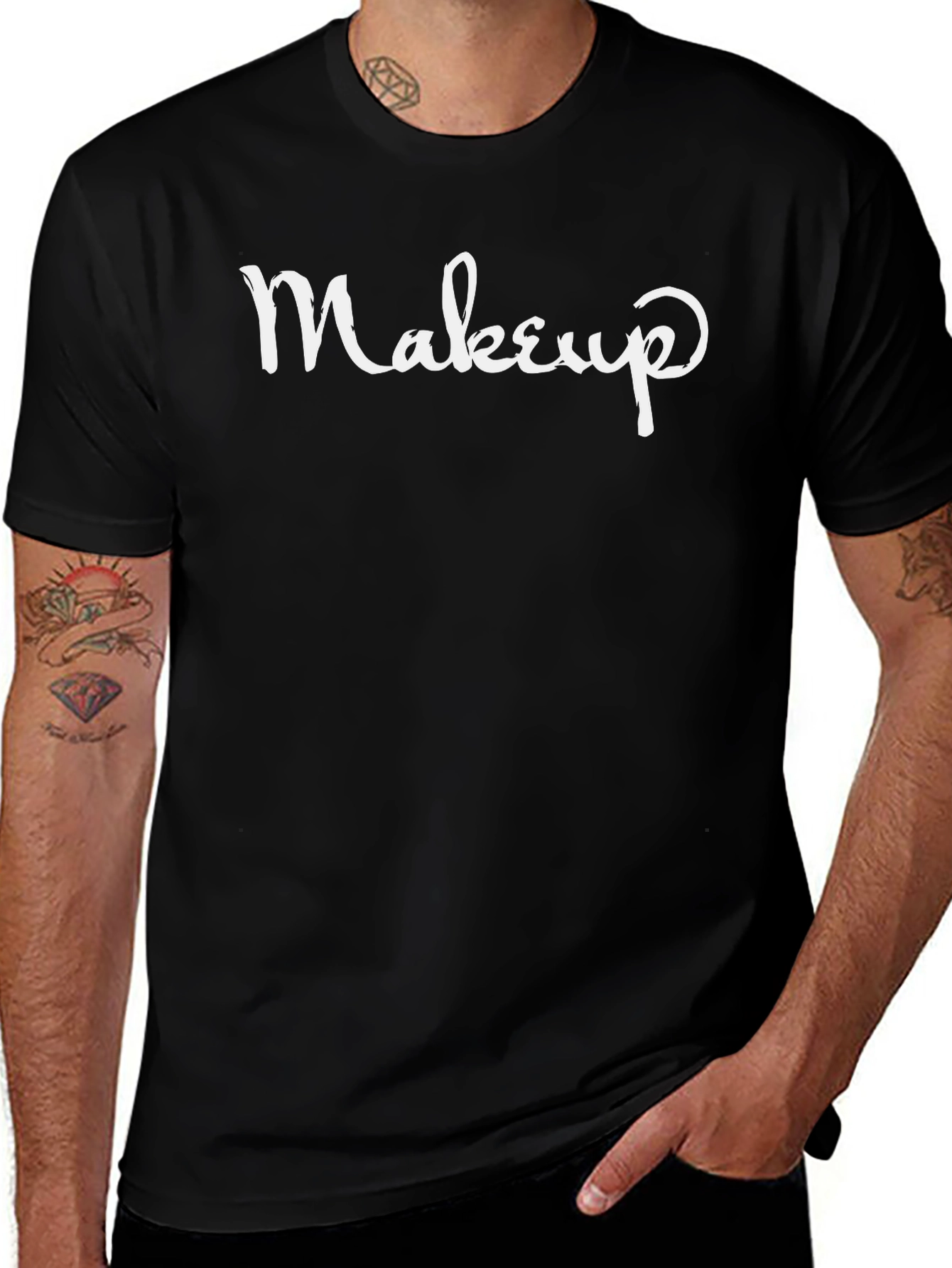 Makeup Graphic T-Shirt - Casual Style