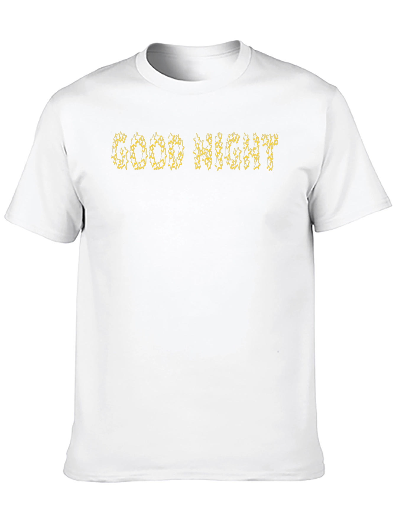 Good Night Black Crew Neck T-Shirt