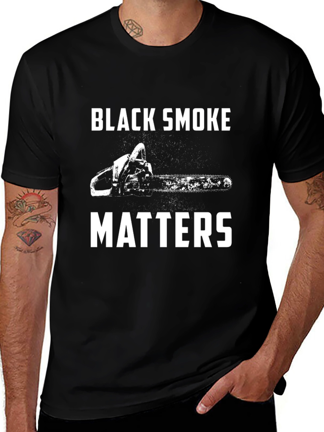 Black Smoke Matters Graphic T-Shirt